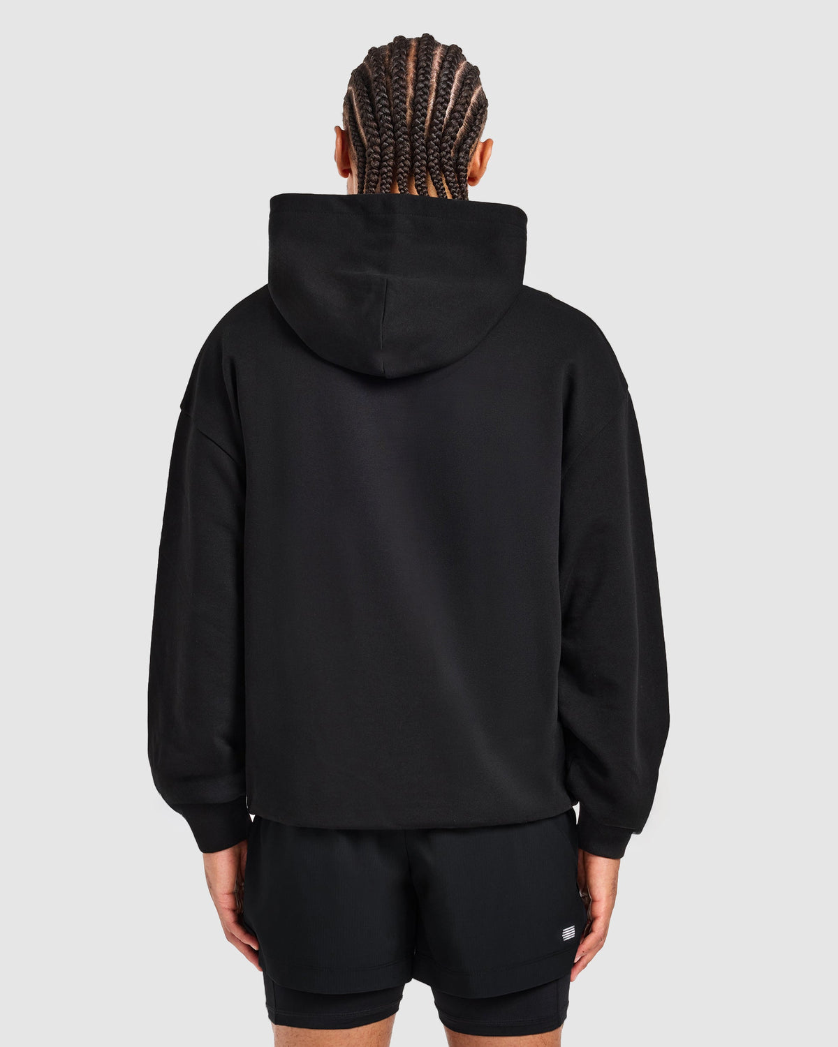Run Graphic Hoodie - Black