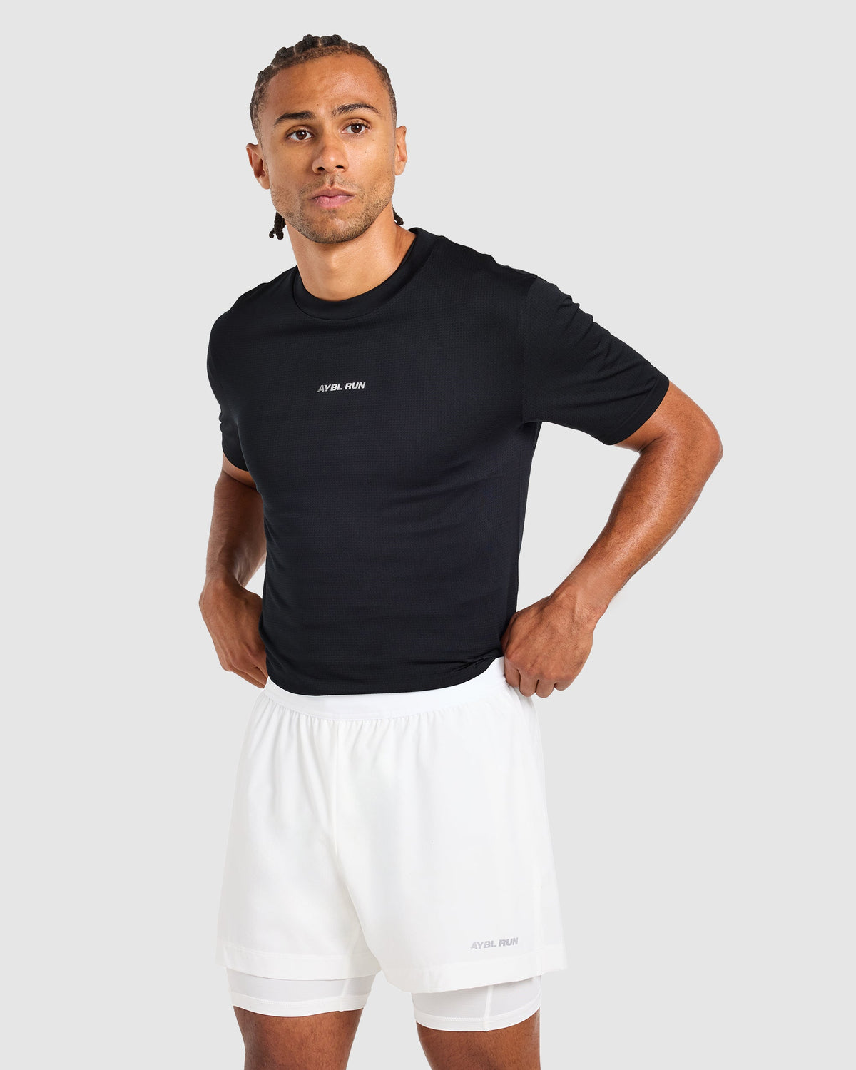 Run 2 in 1 Shorts - White