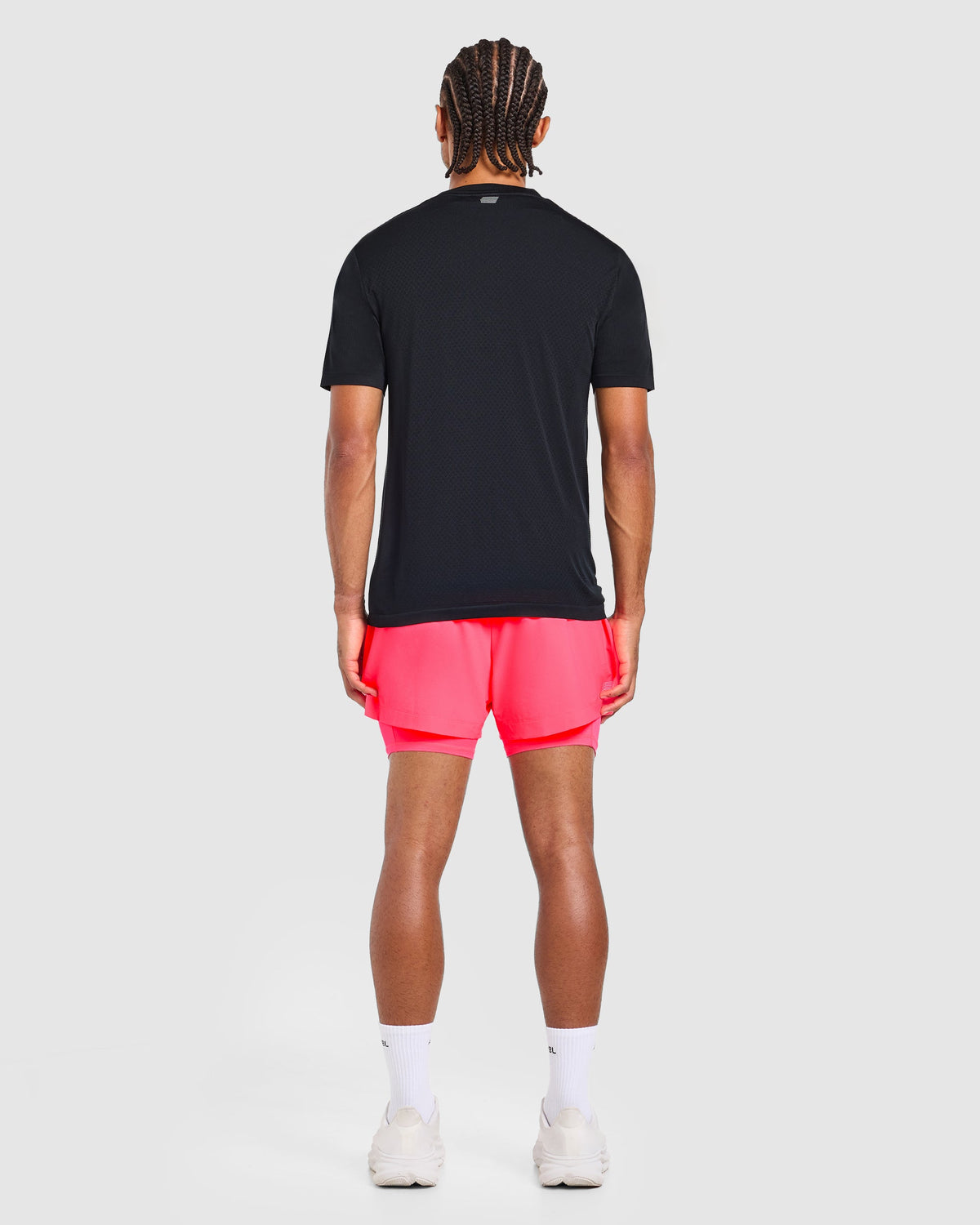 Run 2 in 1 Shorts - Neon Pink