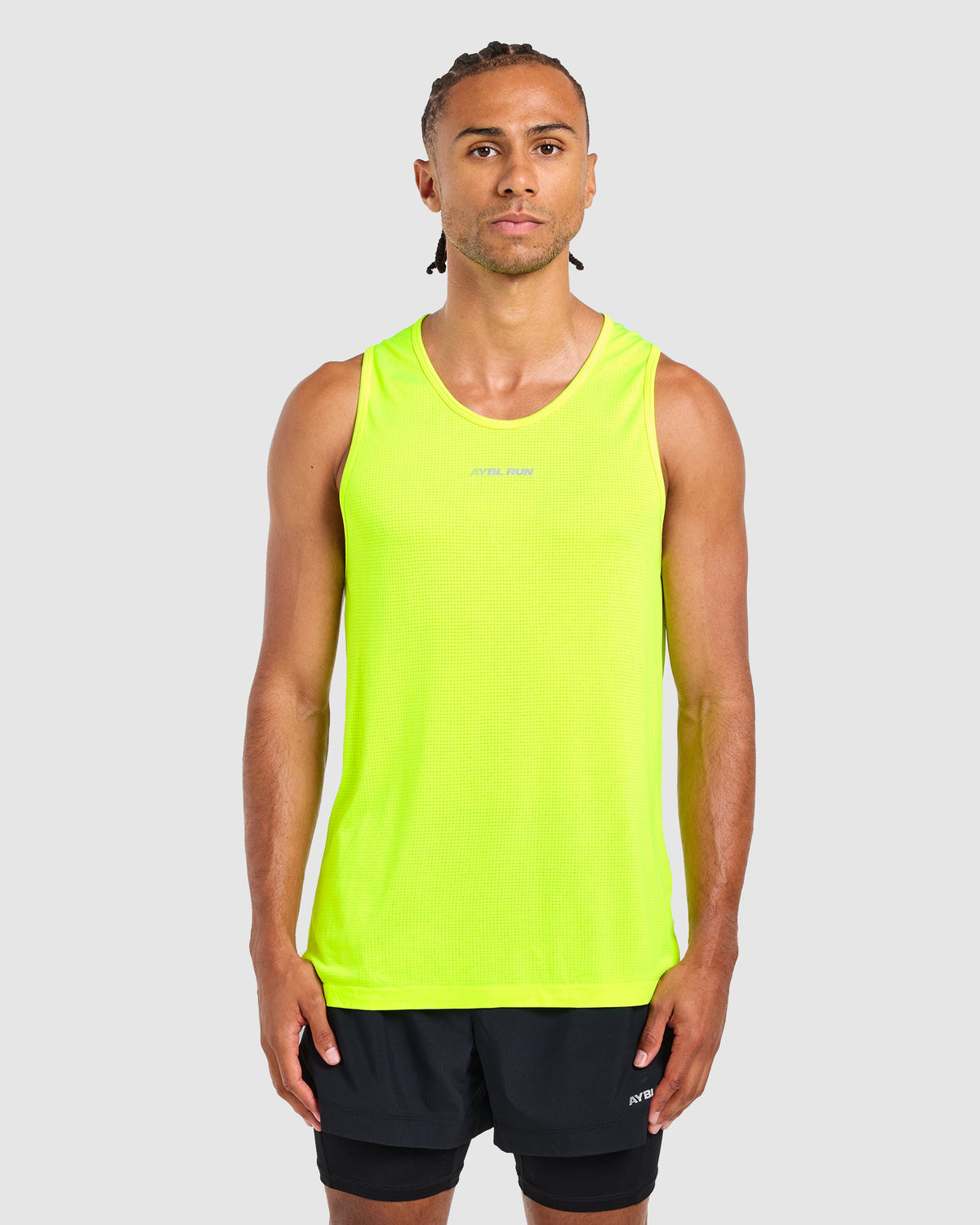 Run Seamless Tank - Neon Yellow