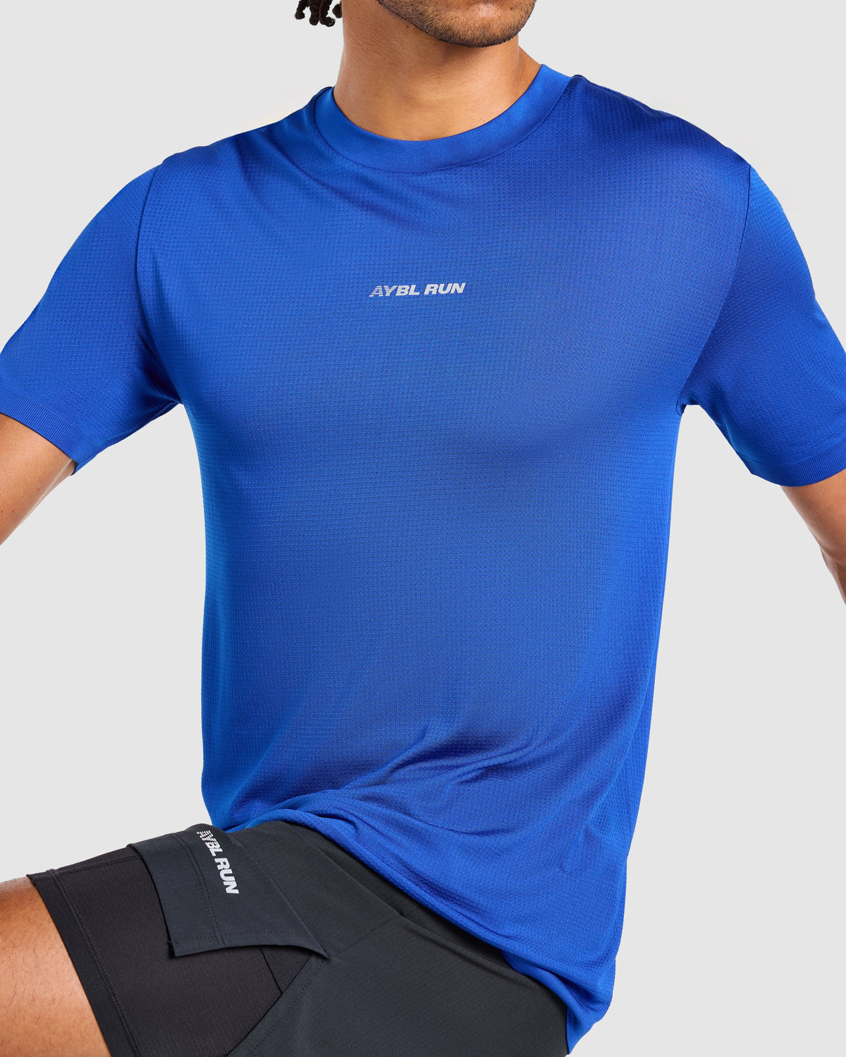 Run Seamless T Shirt - Neon Cobalt