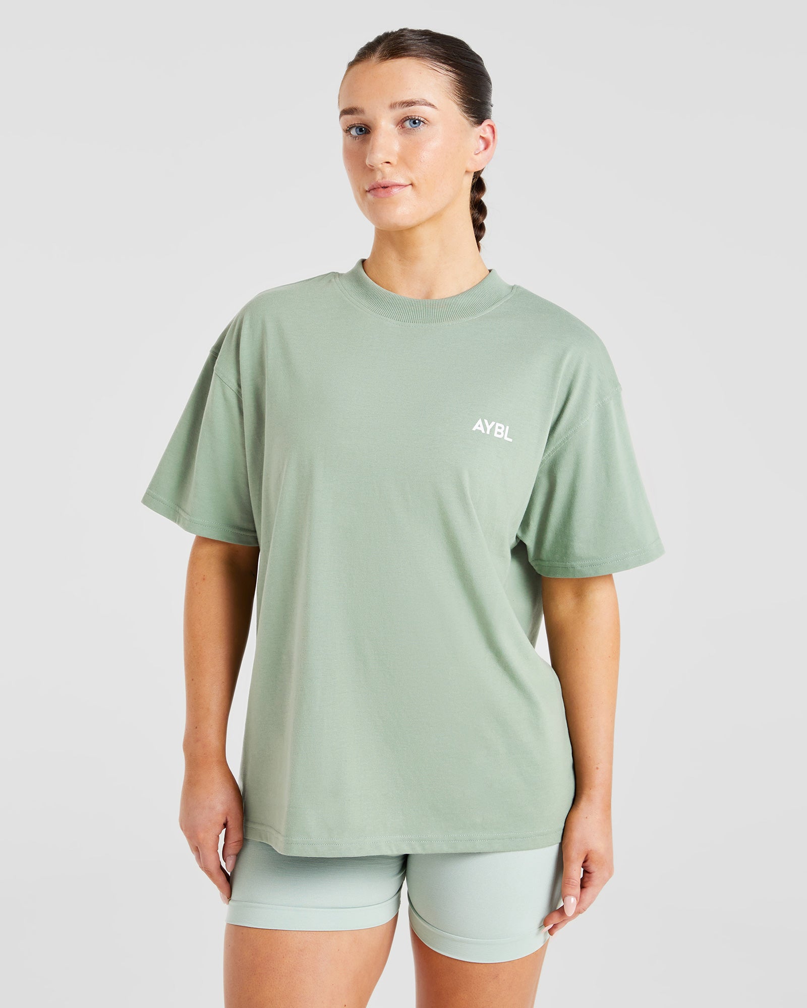 T shirt surdimensionné AYBL Club - Olive