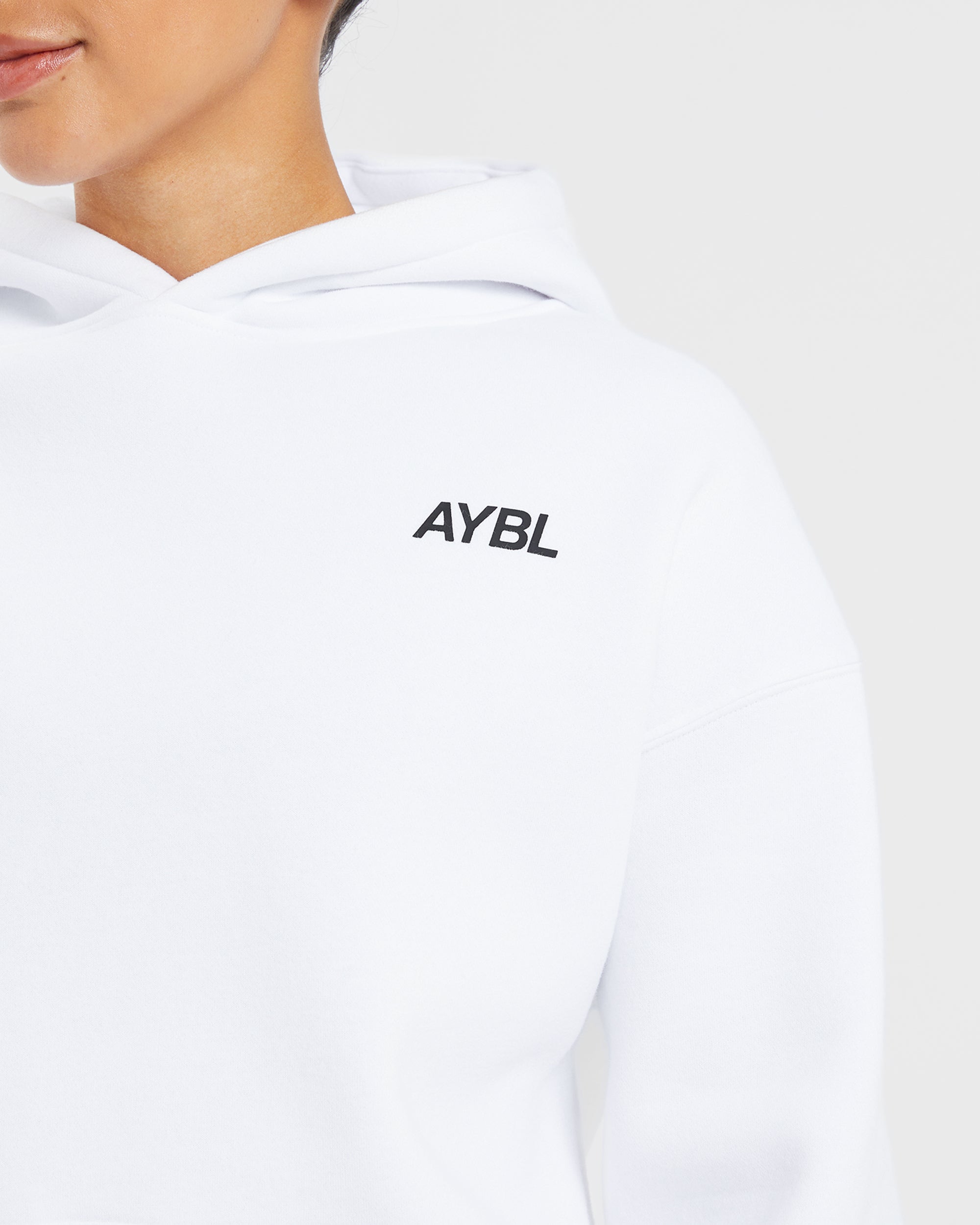 AYBL Sports Club Oversized Hoodie - White