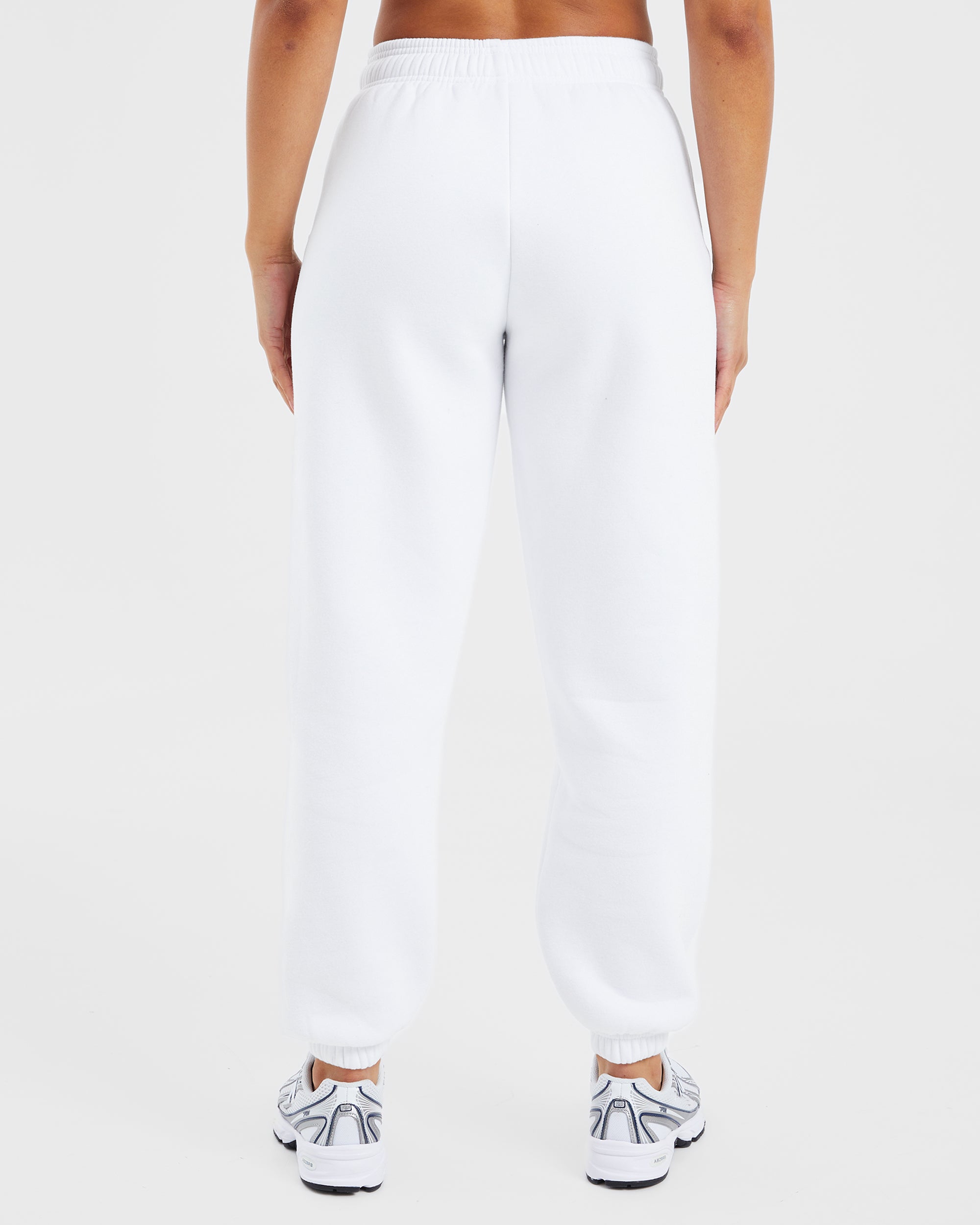 AYBL Sports Club Oversized Joggers - White