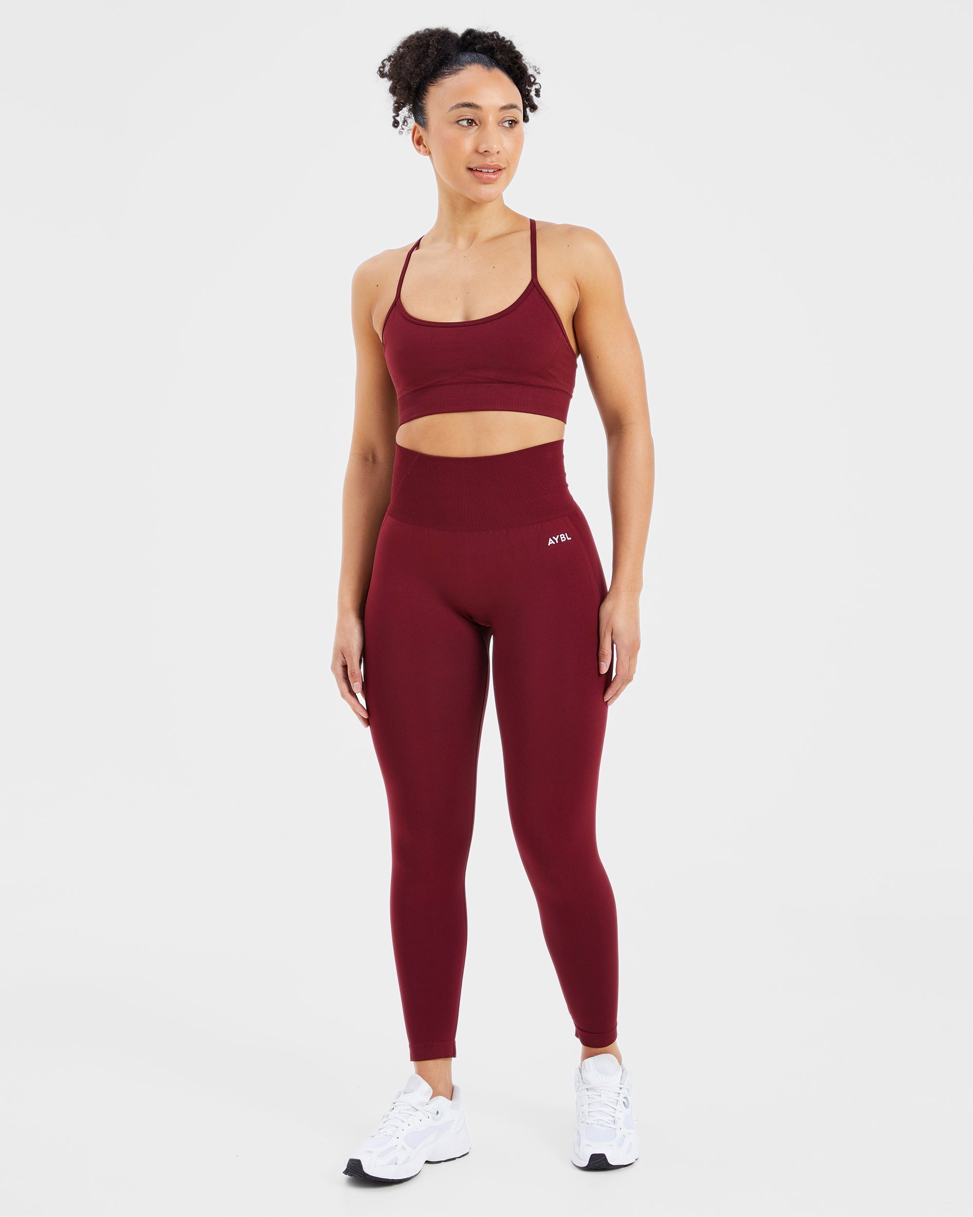 Legging sans couture Empower - Vin rouge