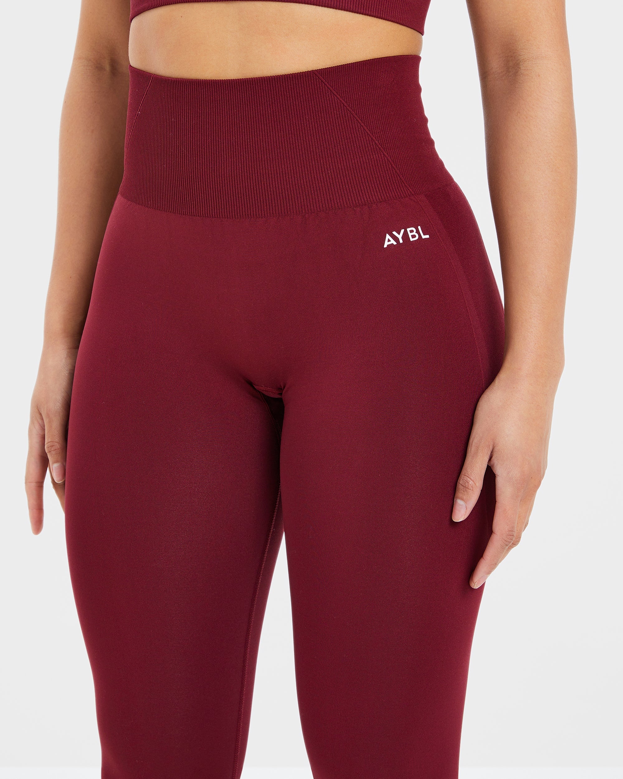 Legging sans couture Empower - Vin rouge