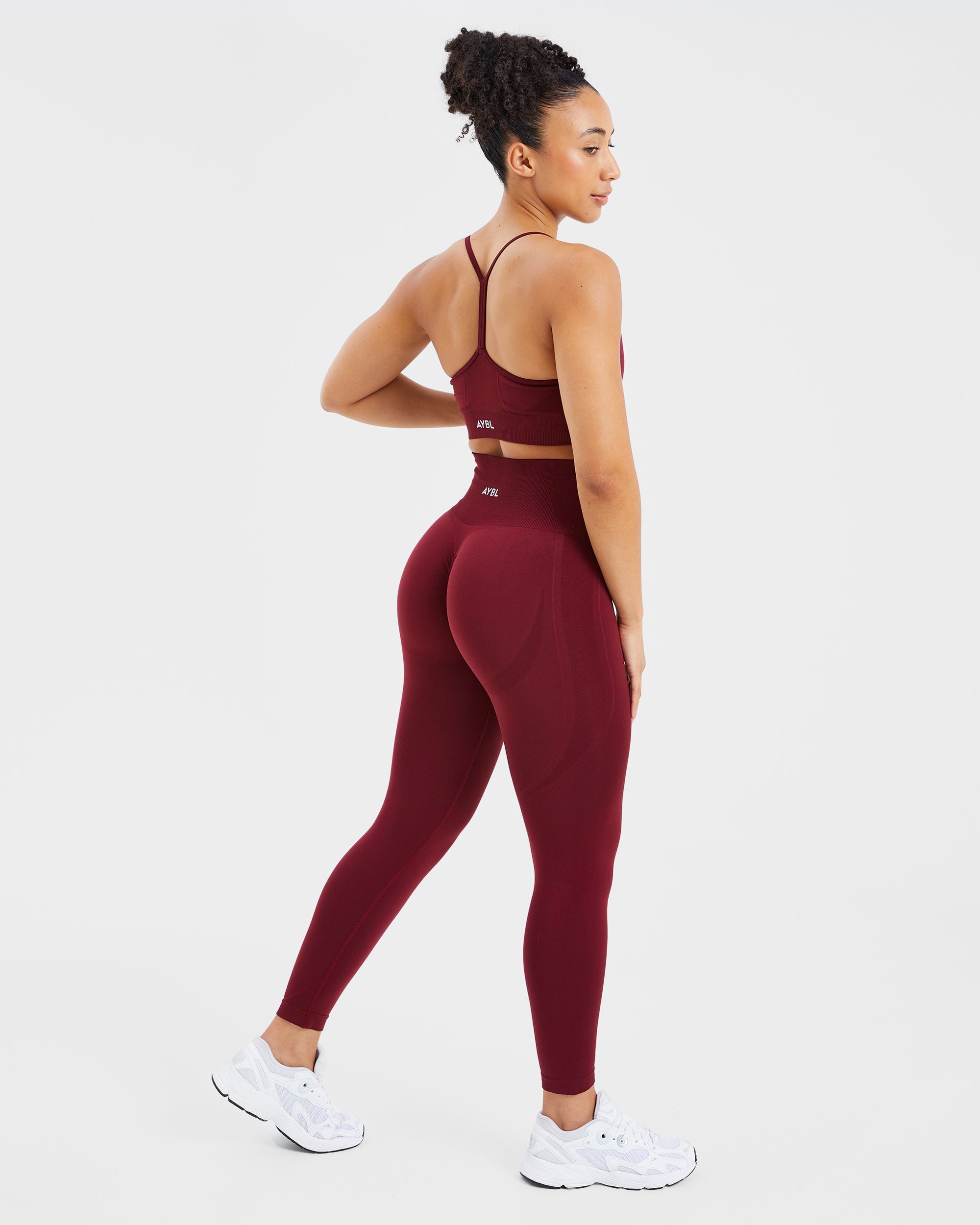 Legging sans couture Empower - Vin rouge