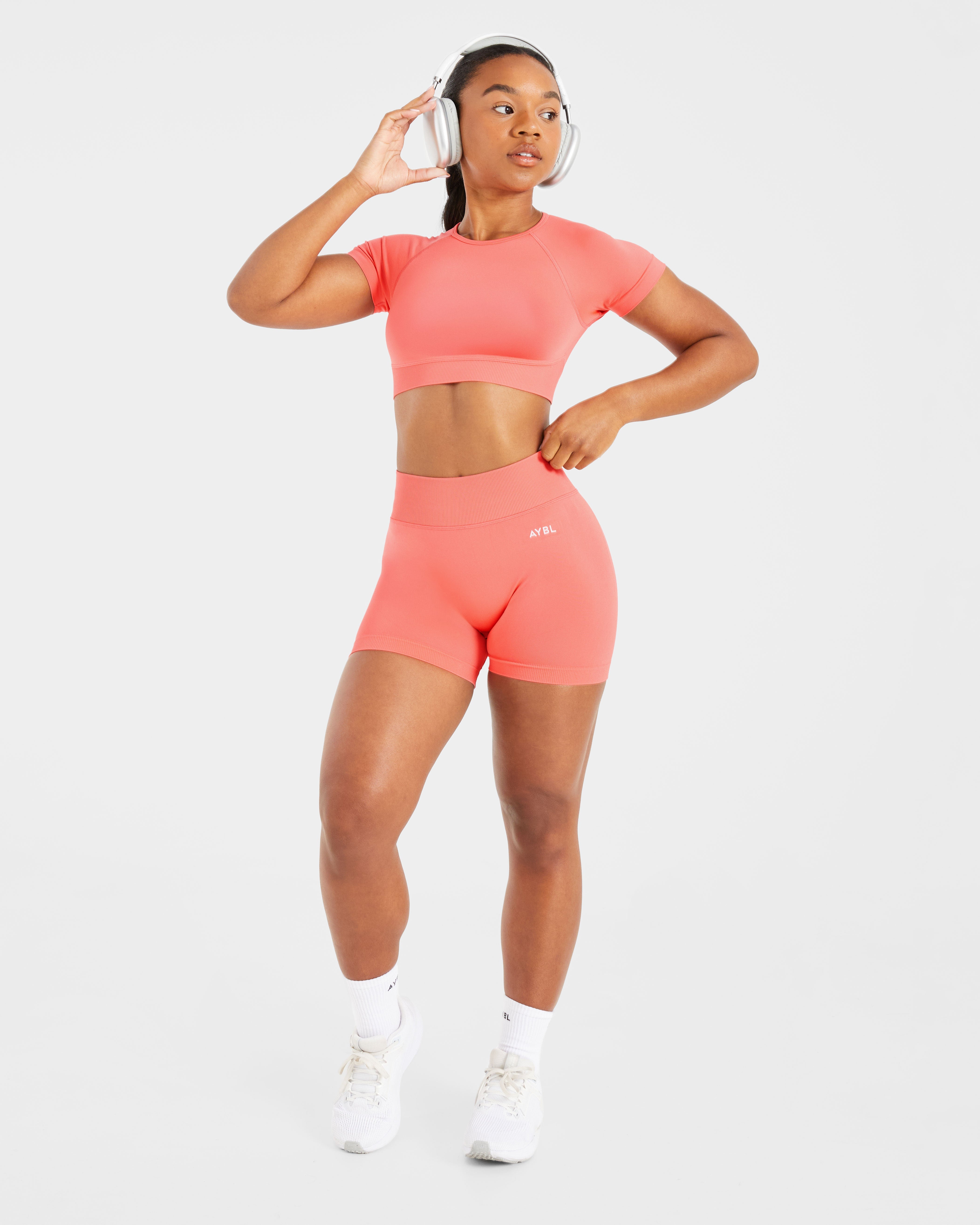 Adapt Seamless Shorts - Summer Peach