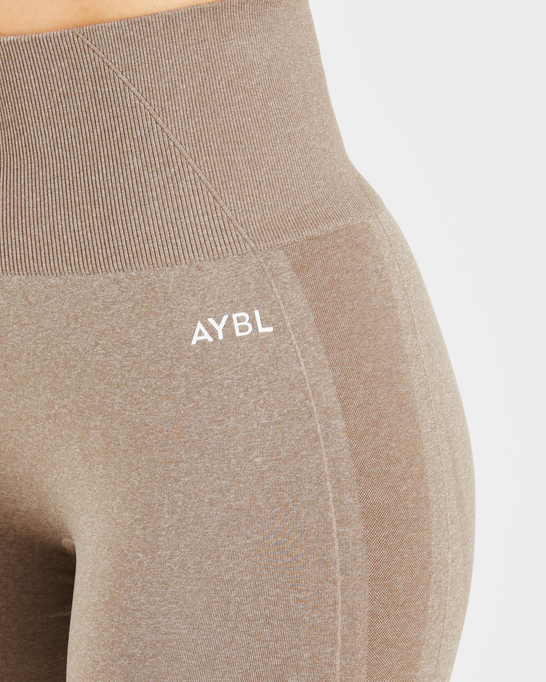Empower Seamless Shorts - Taupe Marl