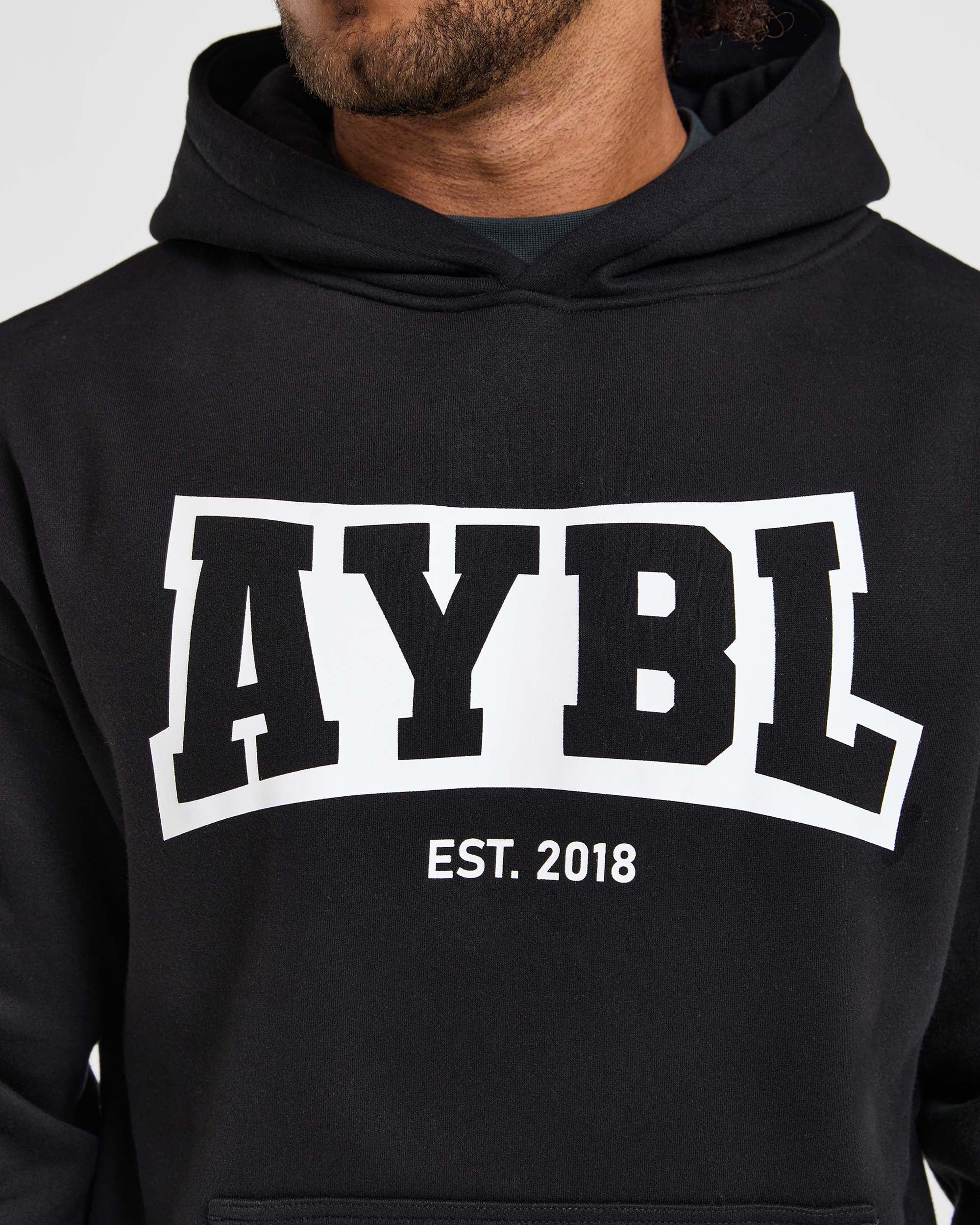 Academy Oversized Hoodie - Black