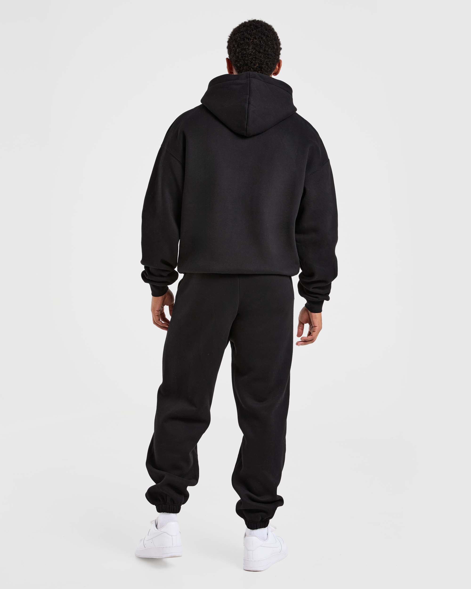 Athletics Oversized Joggers - Black