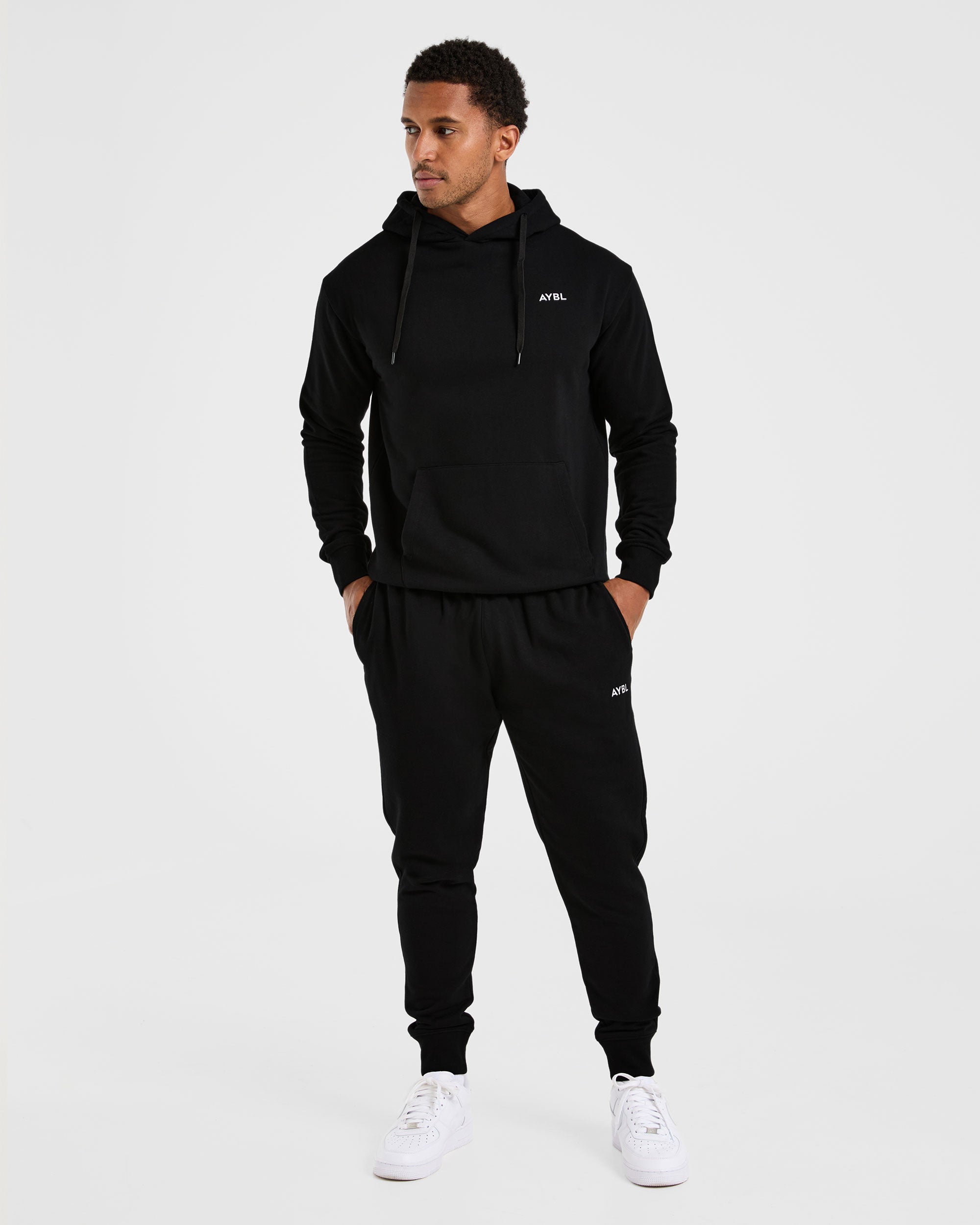 Essential Lightweight Hoodie - Black