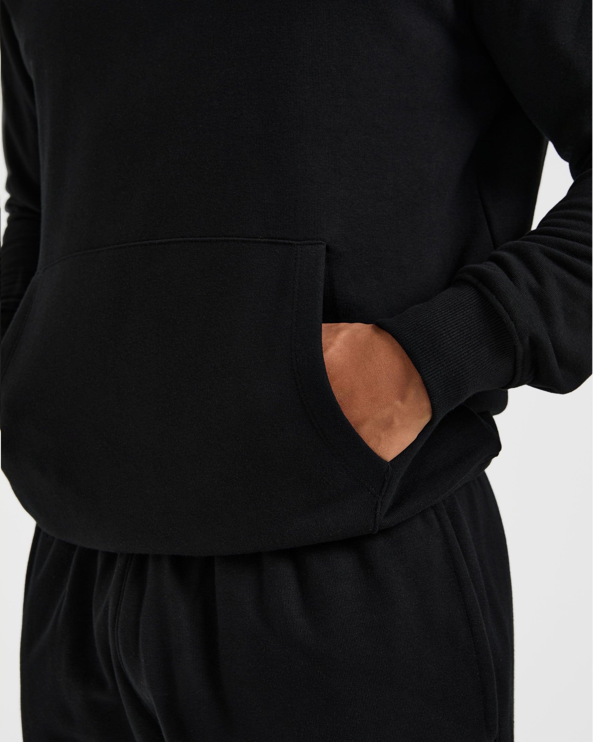 Essential Lightweight Hoodie - Black