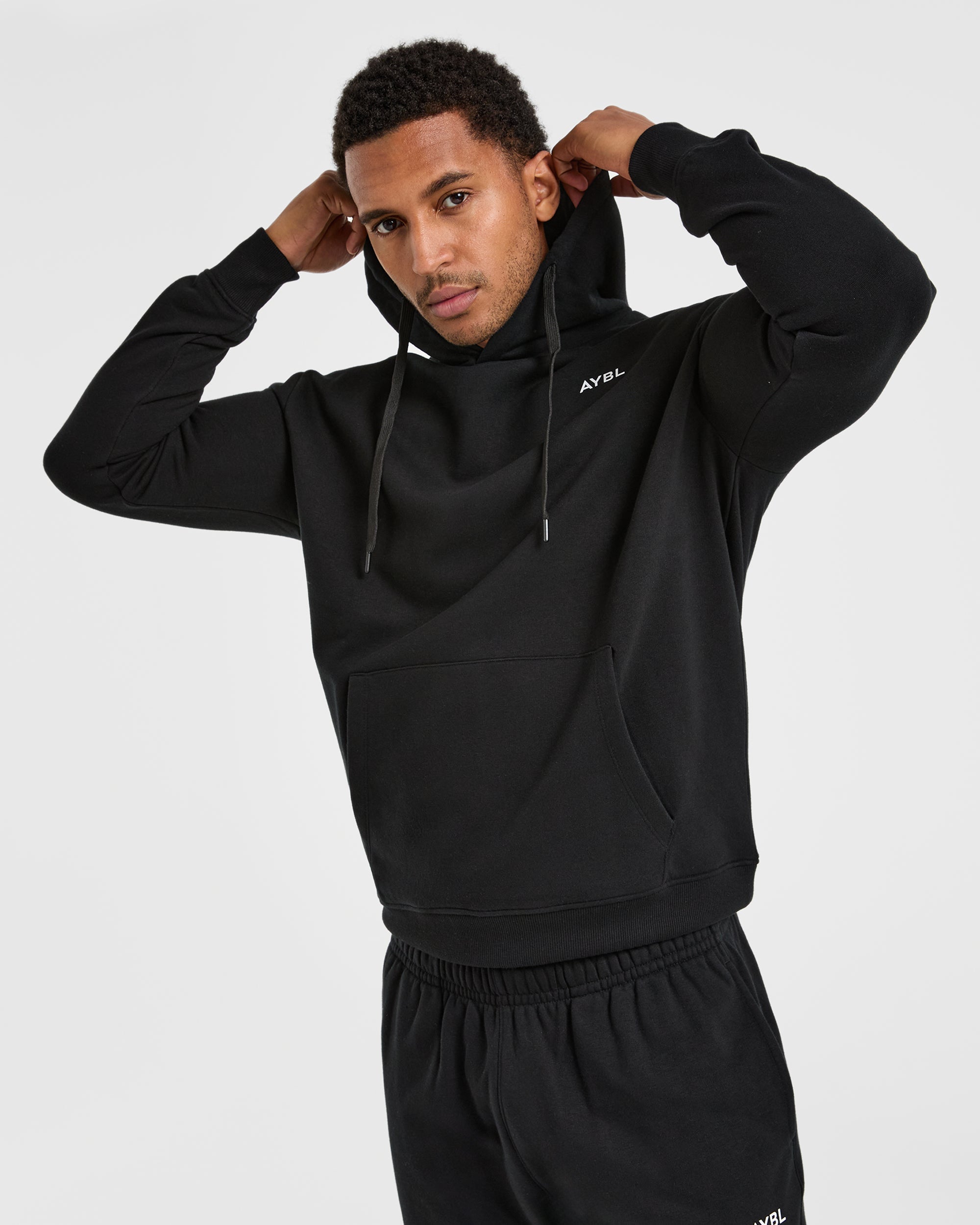 Essential Lightweight Hoodie - Black