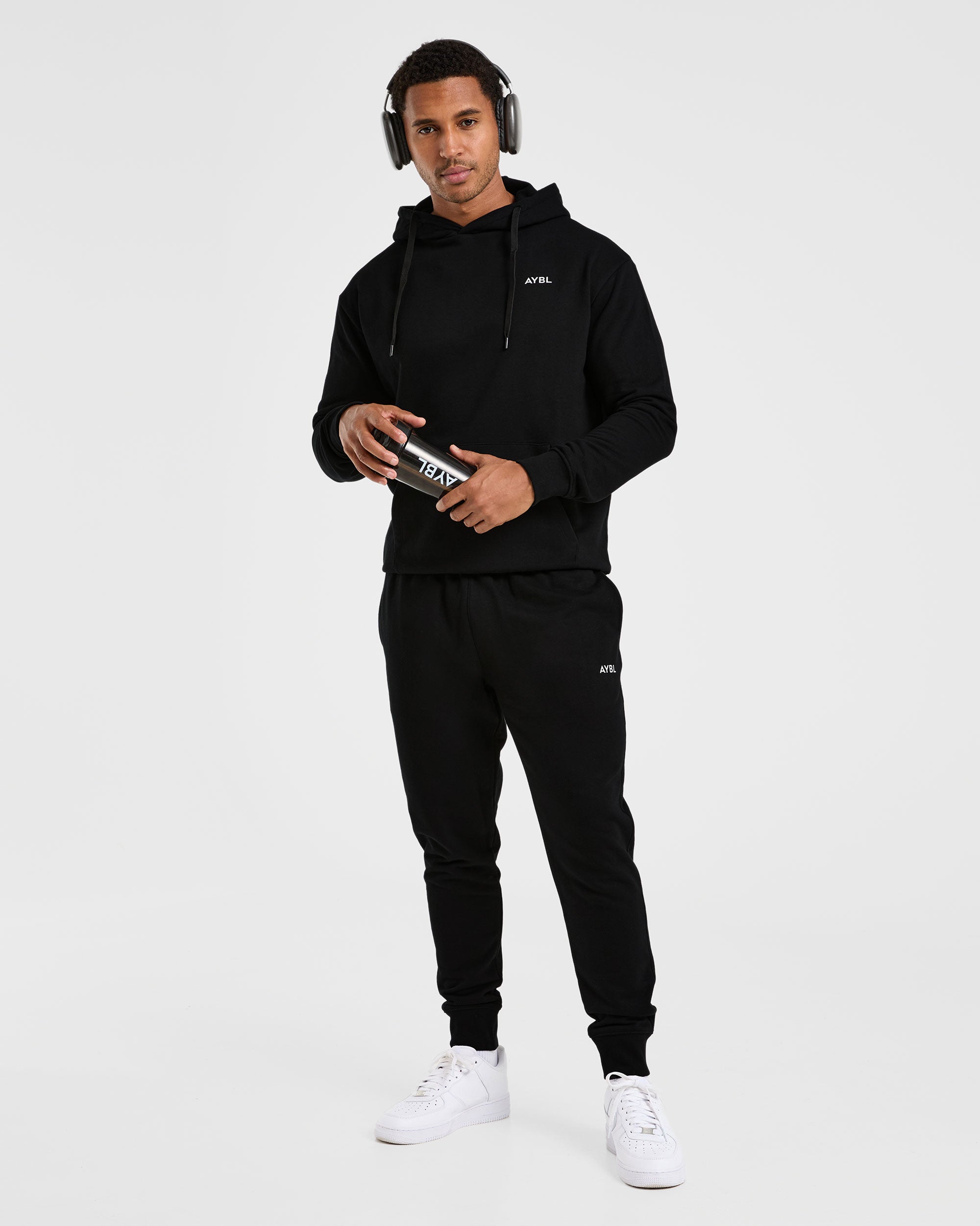 Essential Lightweight Hoodie - Black