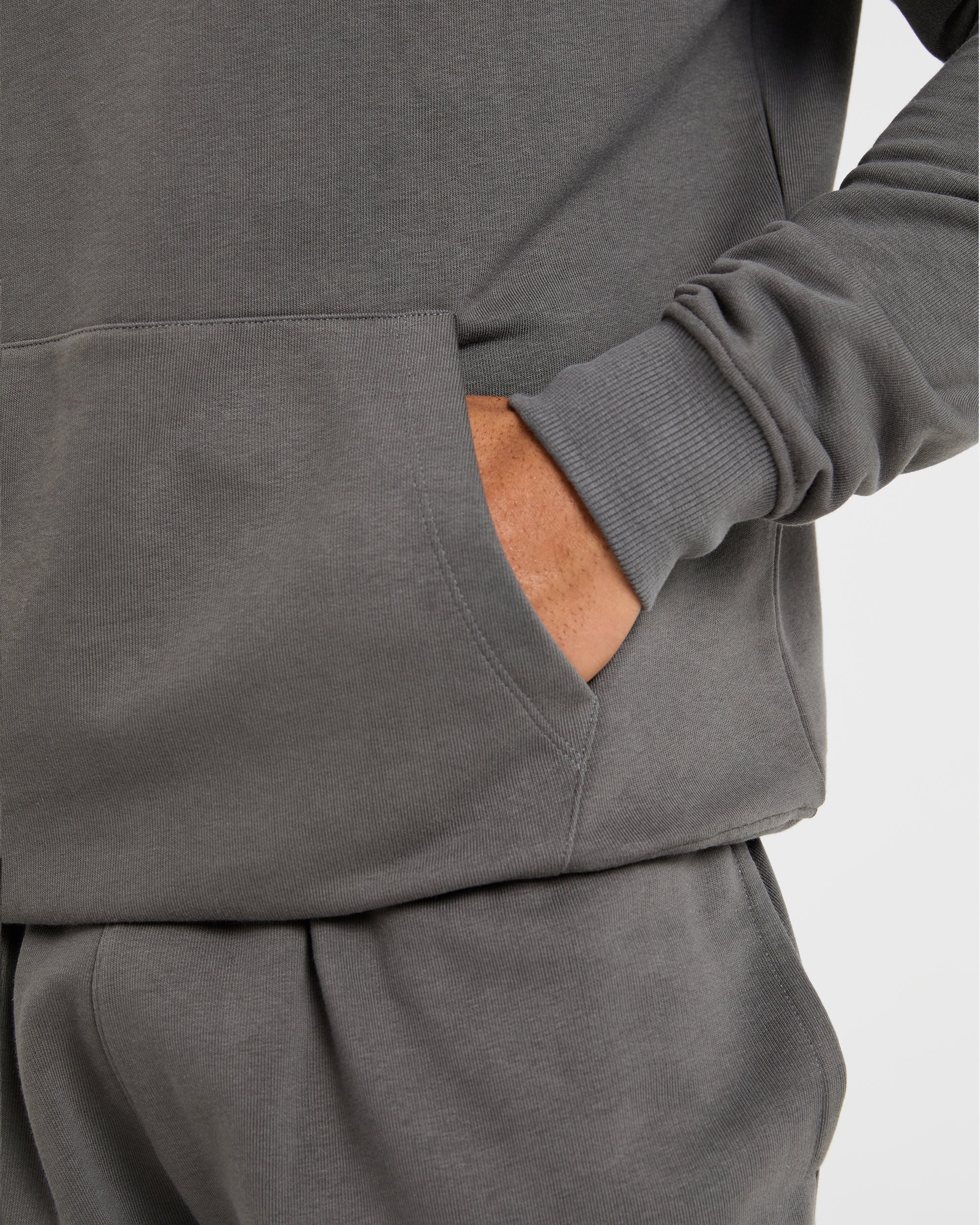 Essential Lightweight Hoodie - Charcoal