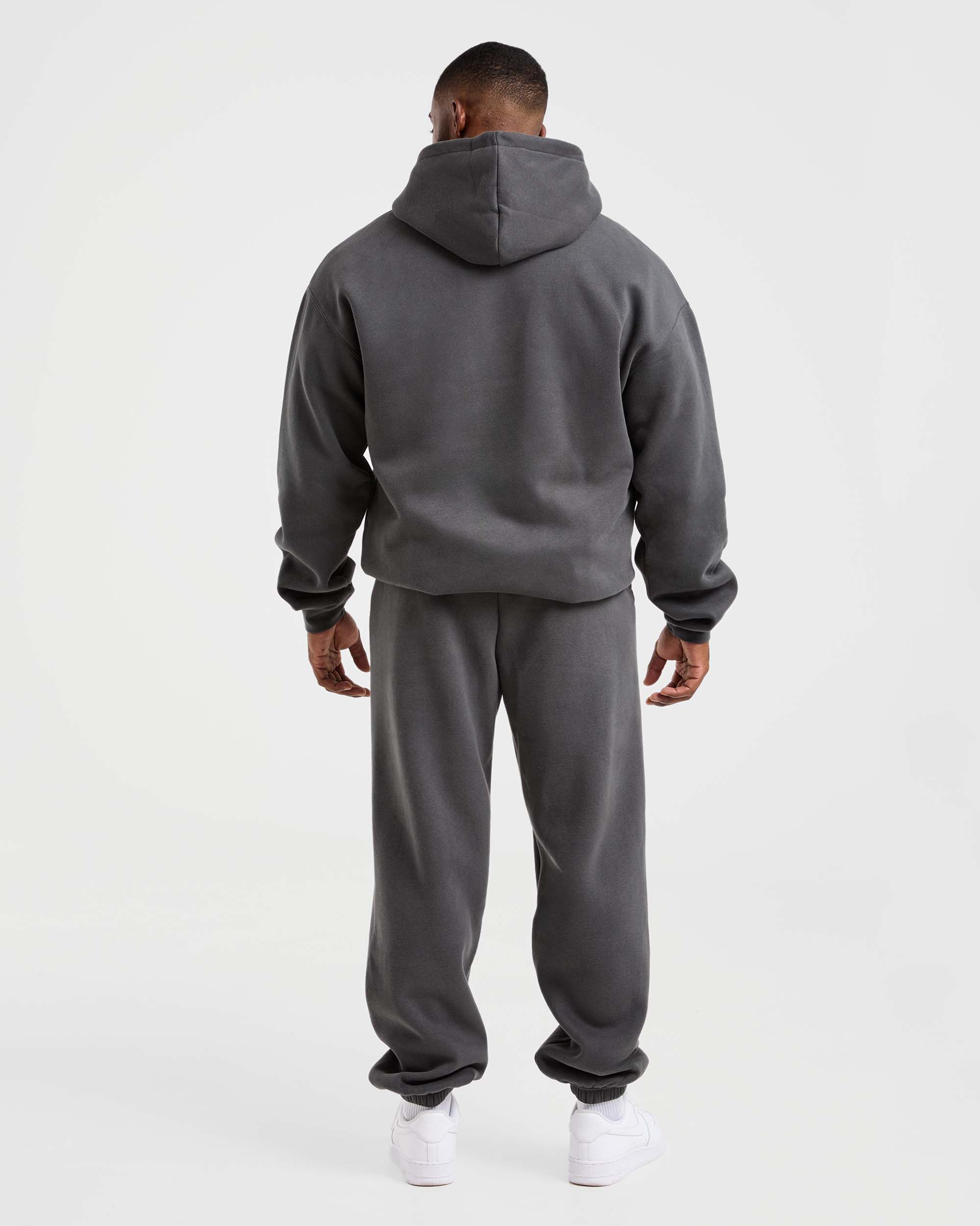 Academy Oversized Hoodie - Charcoal