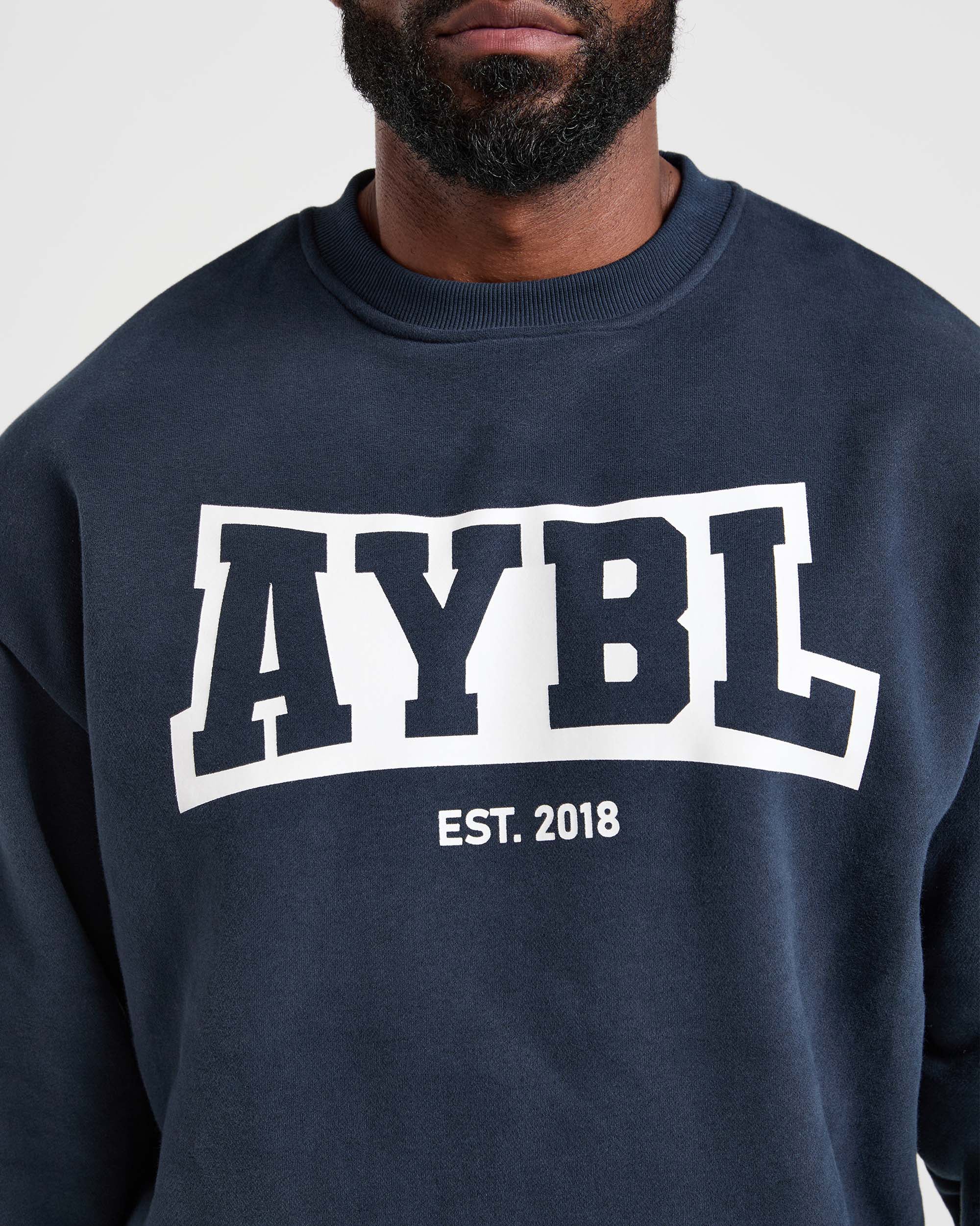 Academy Oversized Sweater - Navy