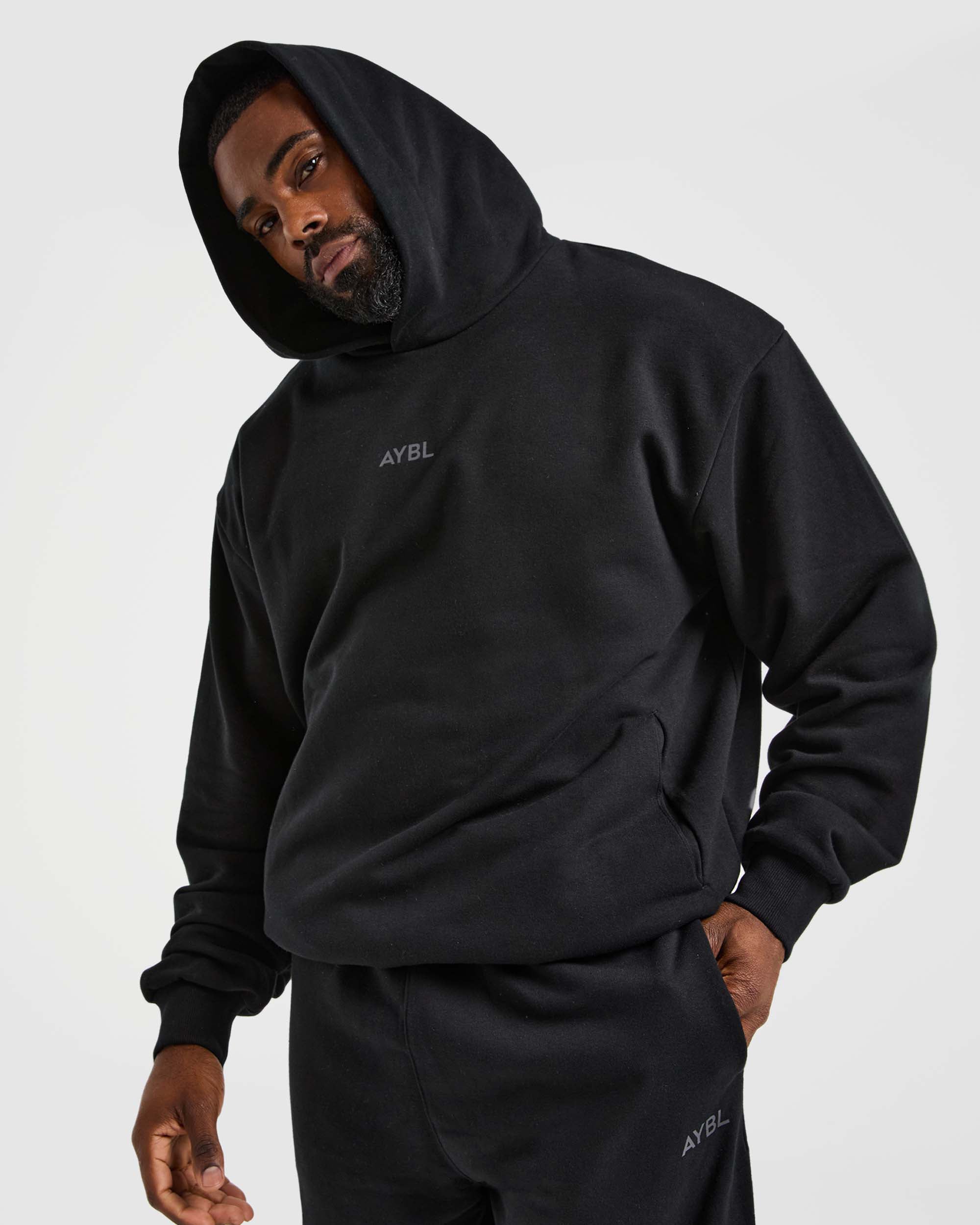 Craft Oversized Hoodie - Black