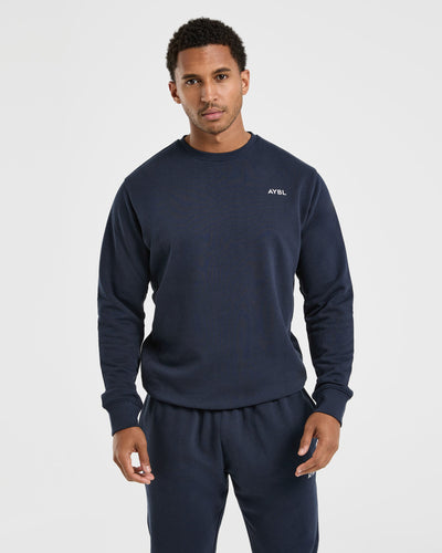 Essential Lightweight Sweater - Navy