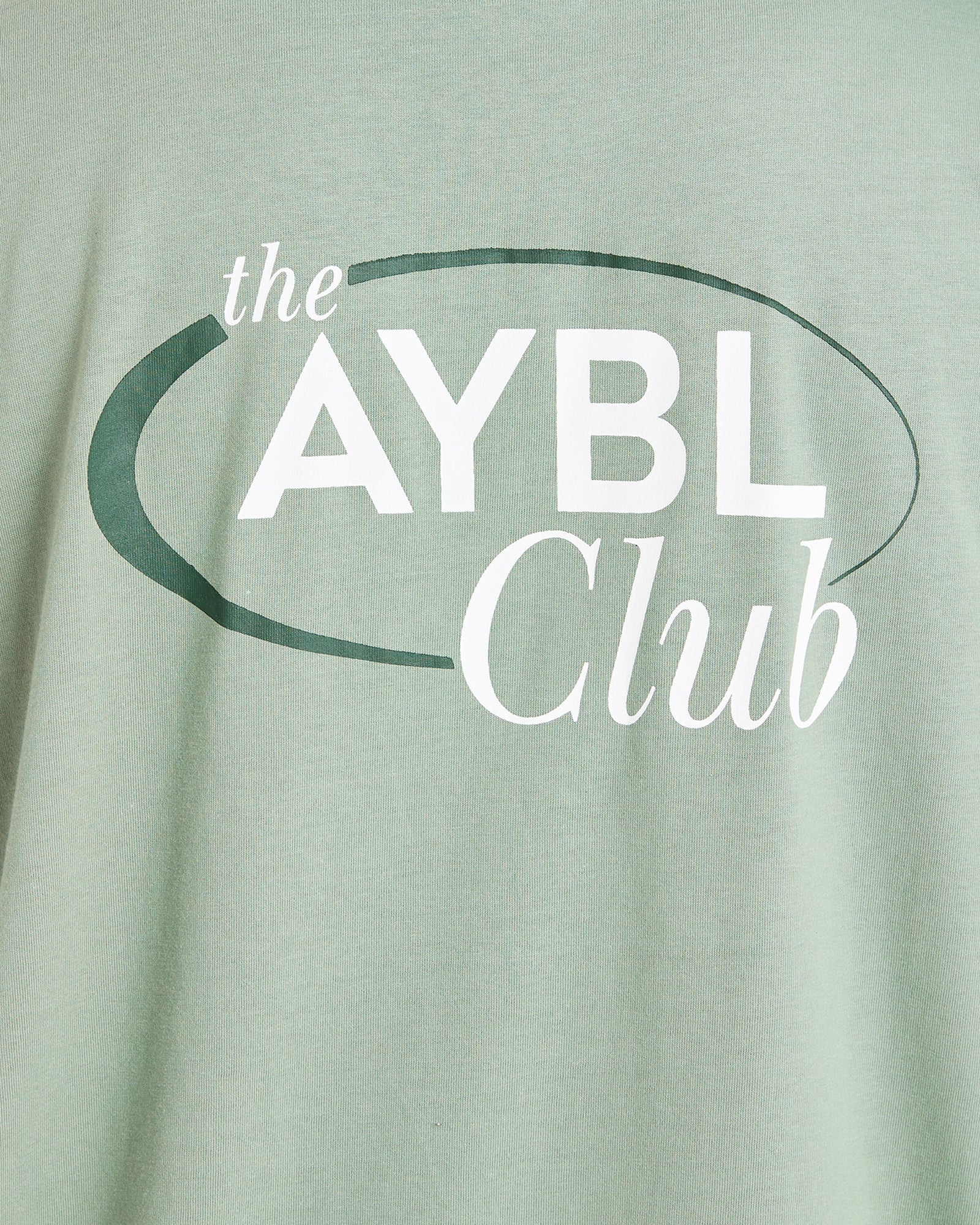 AYBL Club Übergroßes T-Shirt – Oliv