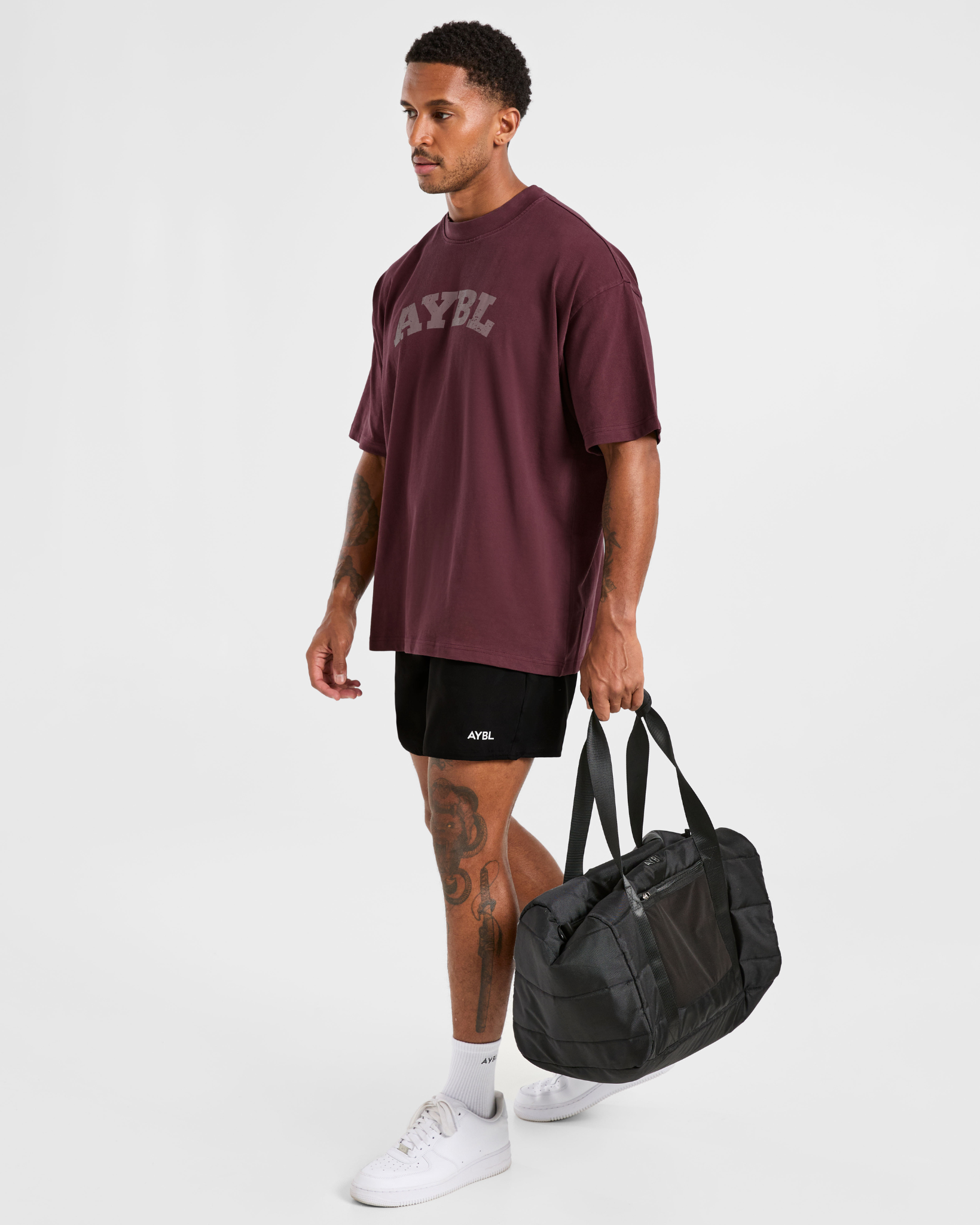 Elite Oversized T Shirt- Dusty Plum