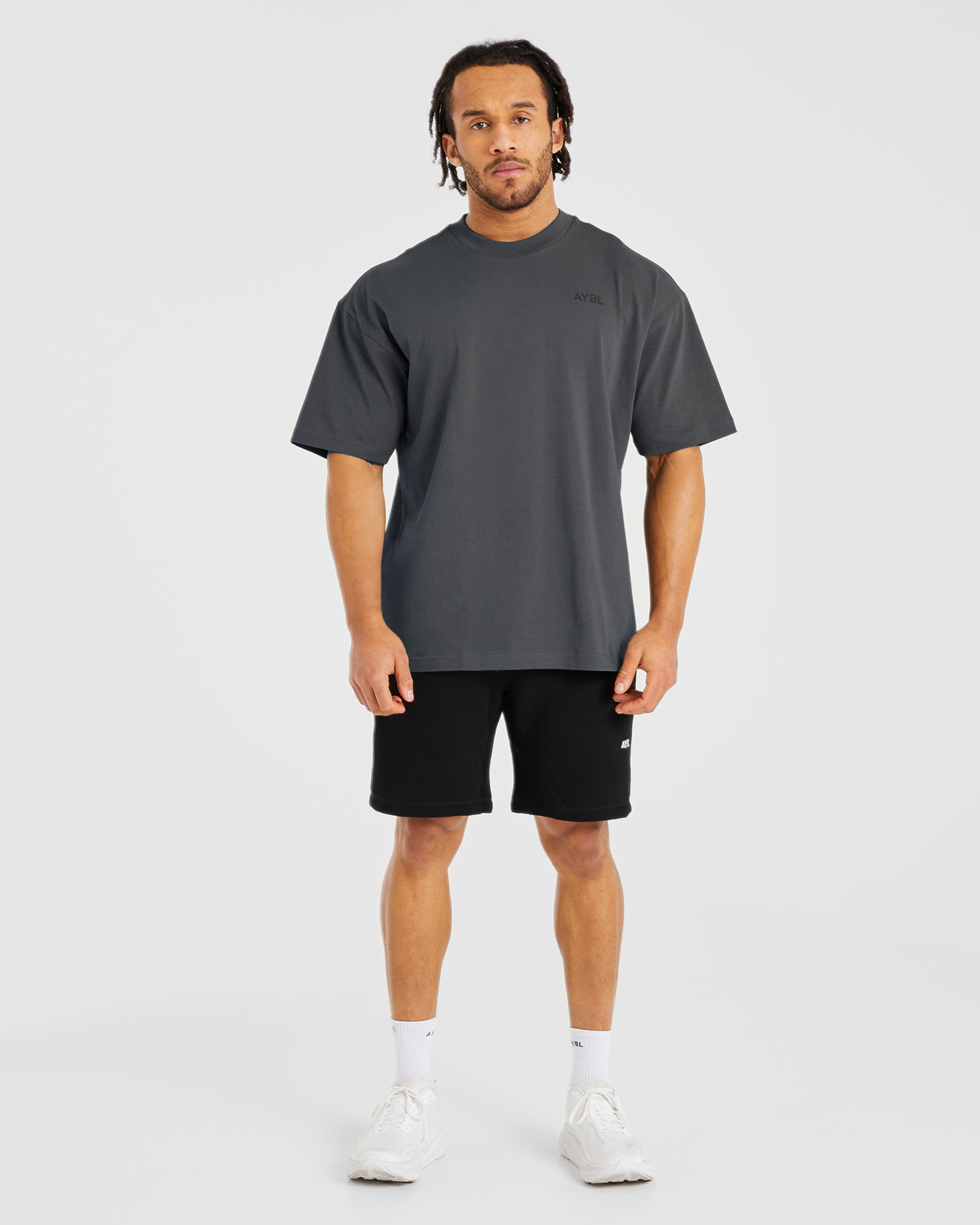 Essential Oversized T Shirt - Charcoal