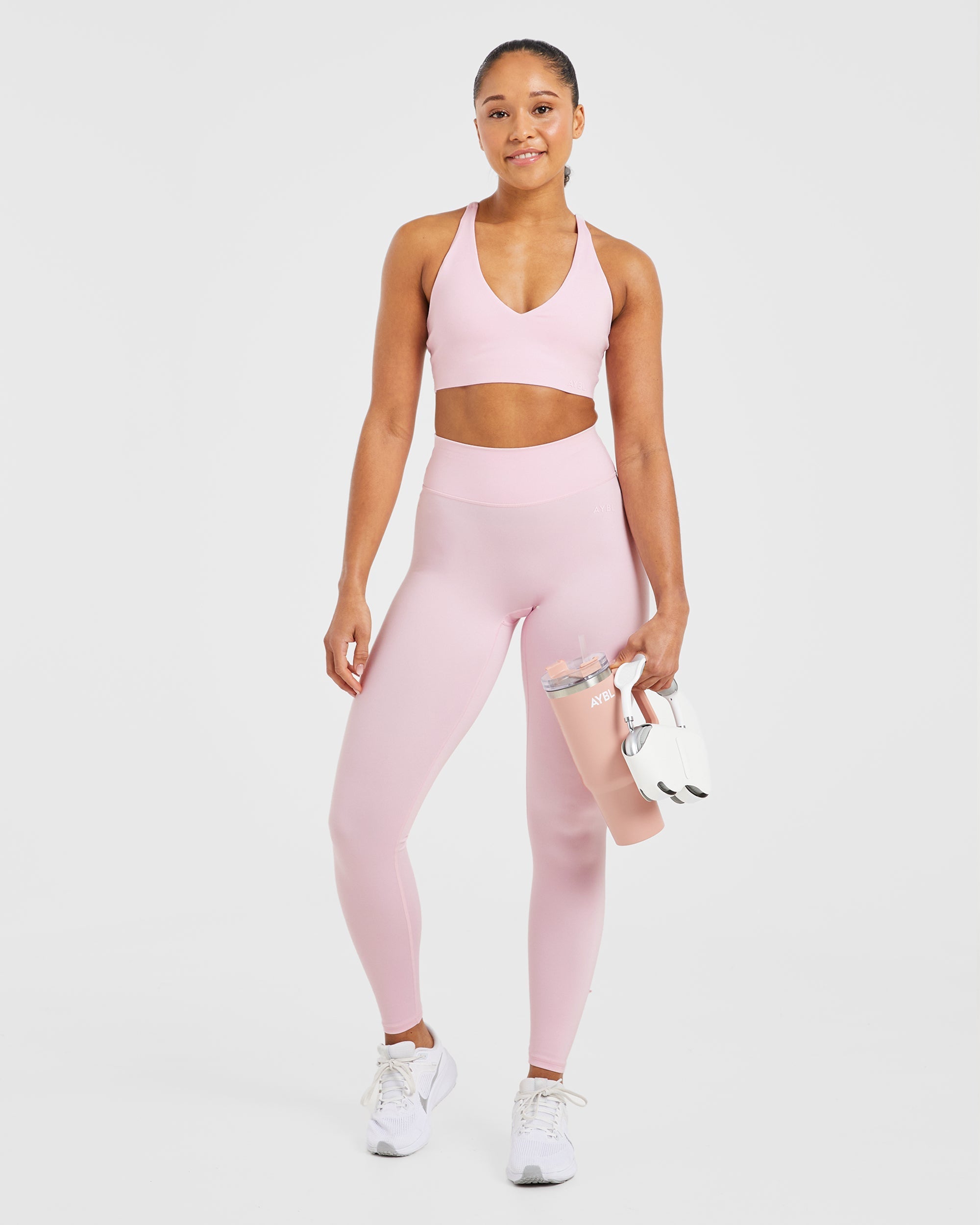 Staple Sports Bra - Pastel Pink