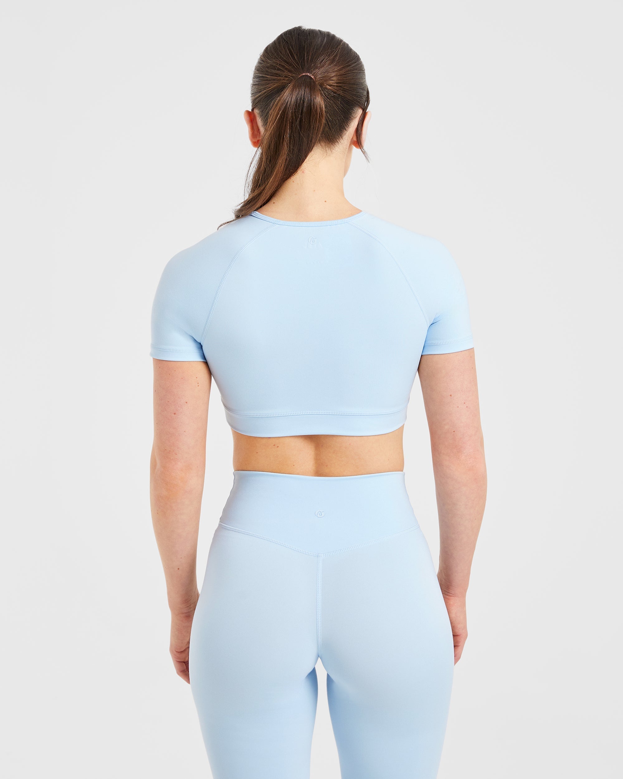 Staple Crop Top - Pastel Blue