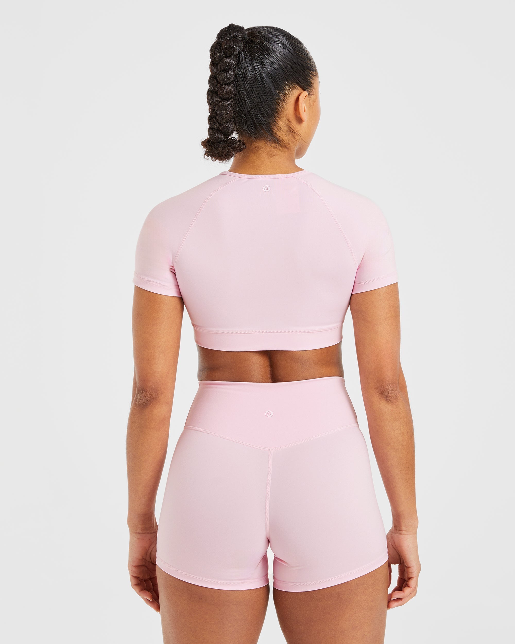 Staple Crop Top - Pastel Pink