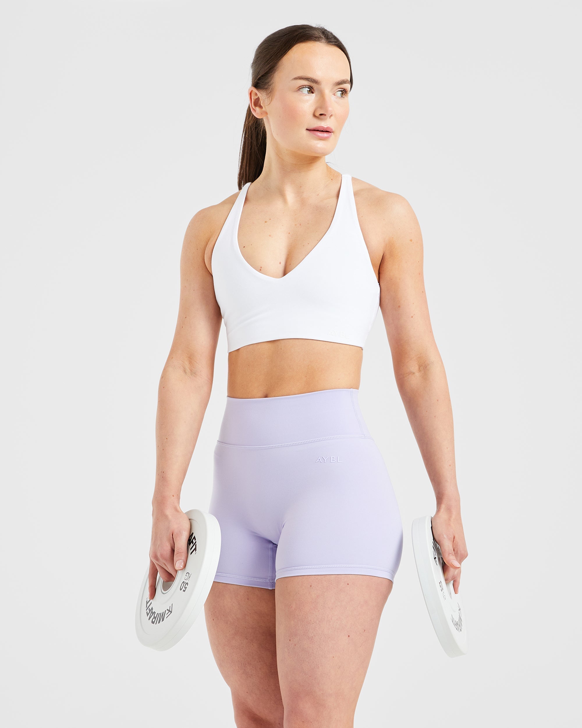 Staple Sports Bra - White