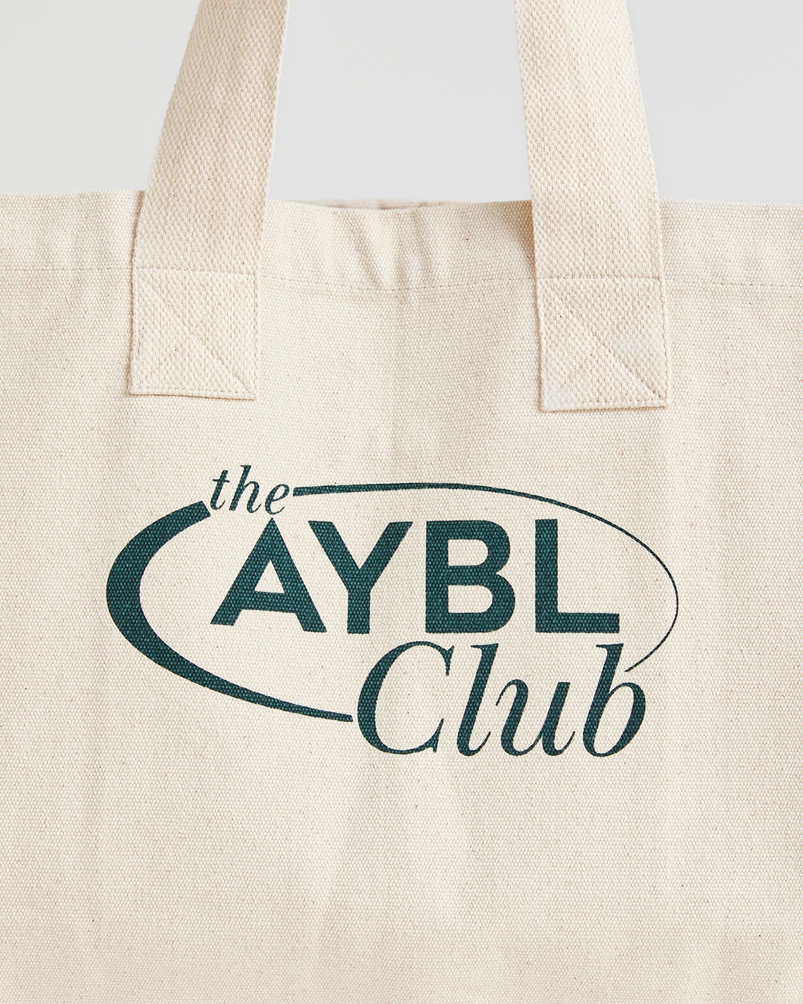 AYBL Club Tote Bag - Canvas/Green