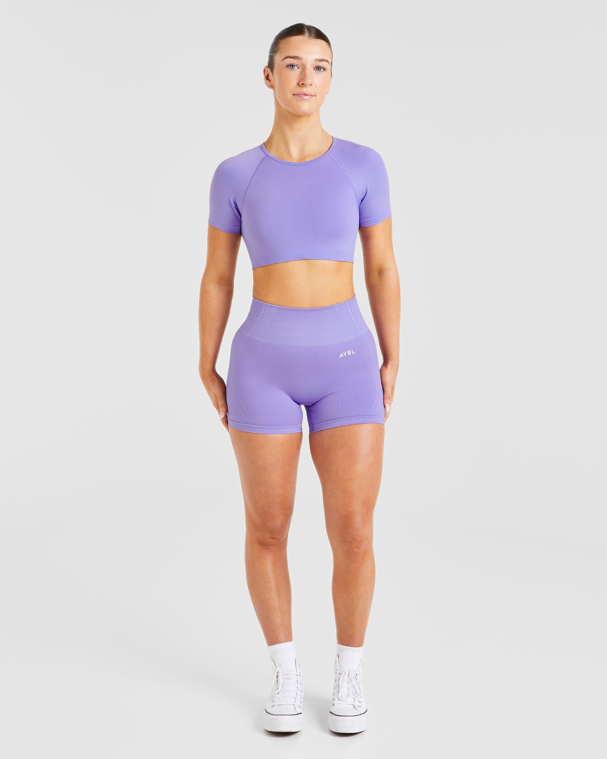 Balance V3 Seamless Crop Top - Lavender Purple