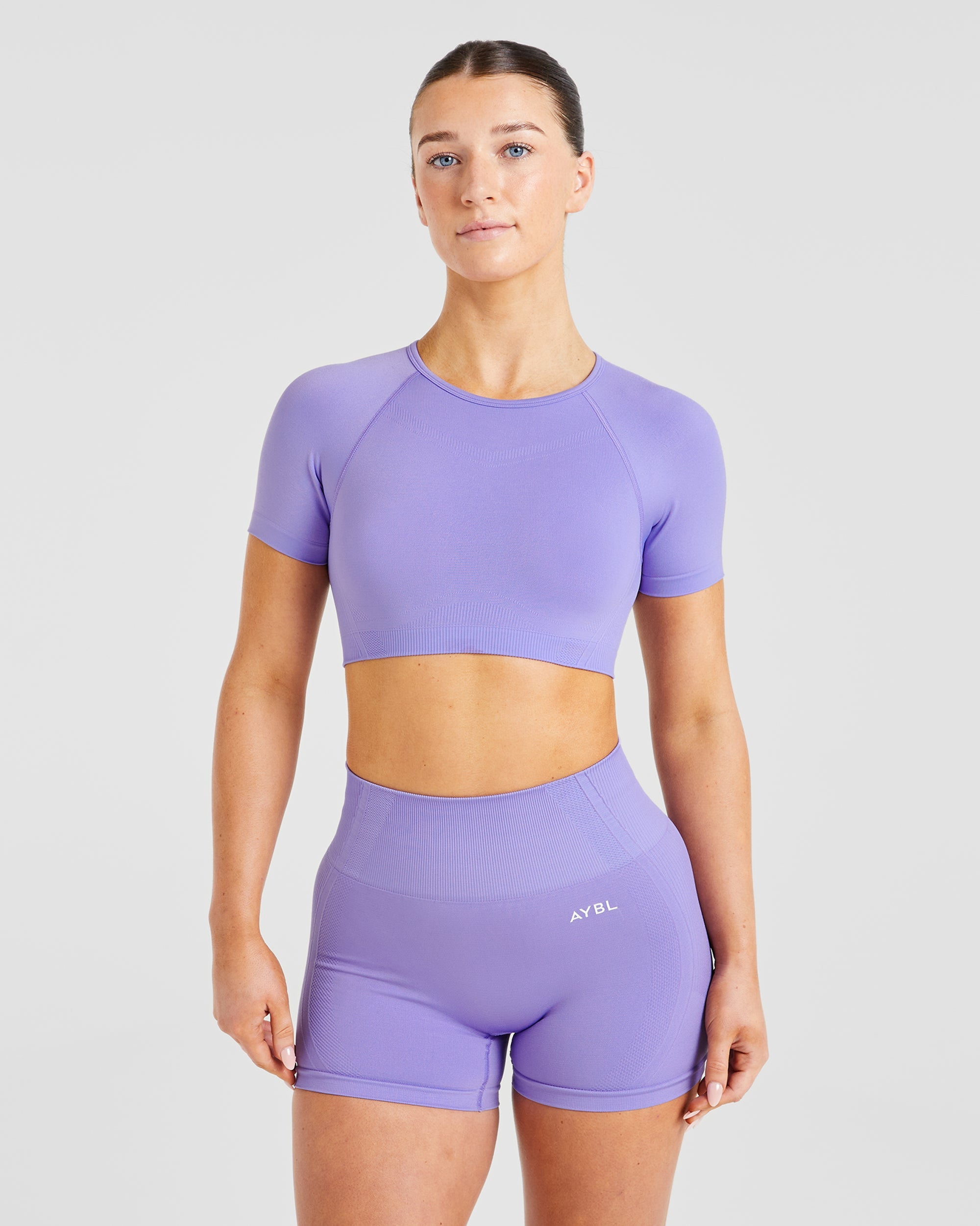 Balance V3 Seamless Crop Top - Lavender Purple