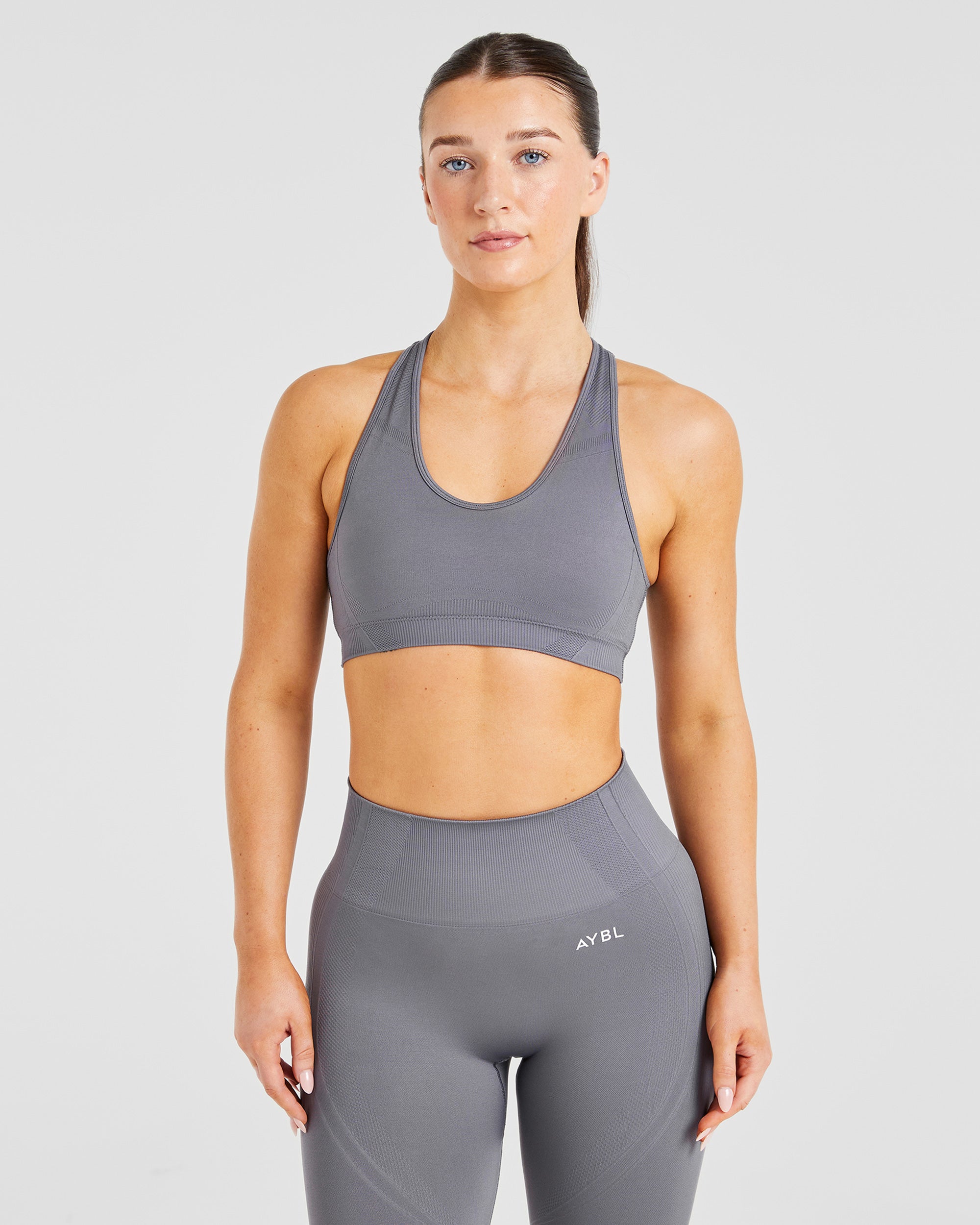 Balance V3 Seamless Sports Bra - Charcoal Grey