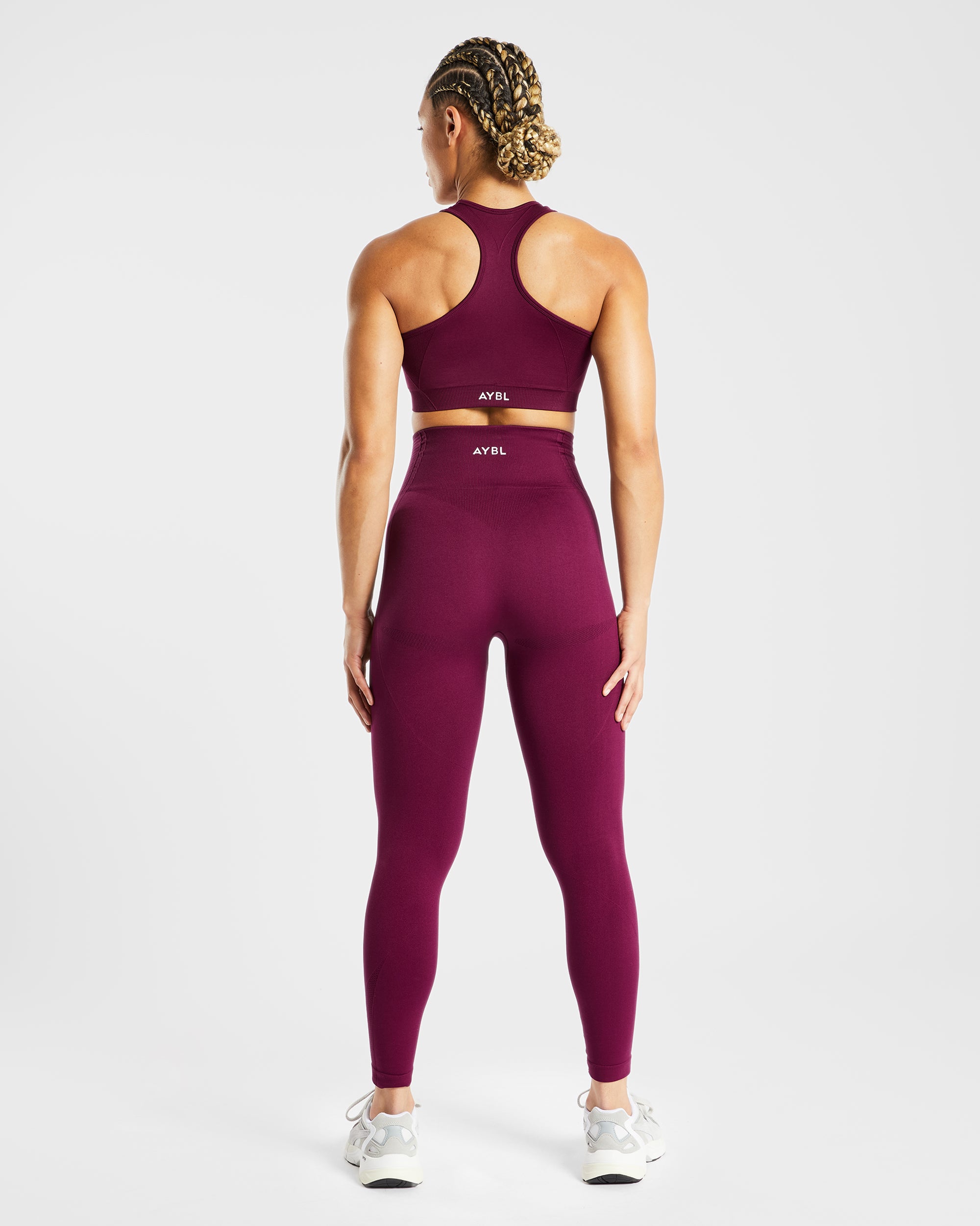 Balance V2 Nahtlose Leggings - Lila Wein