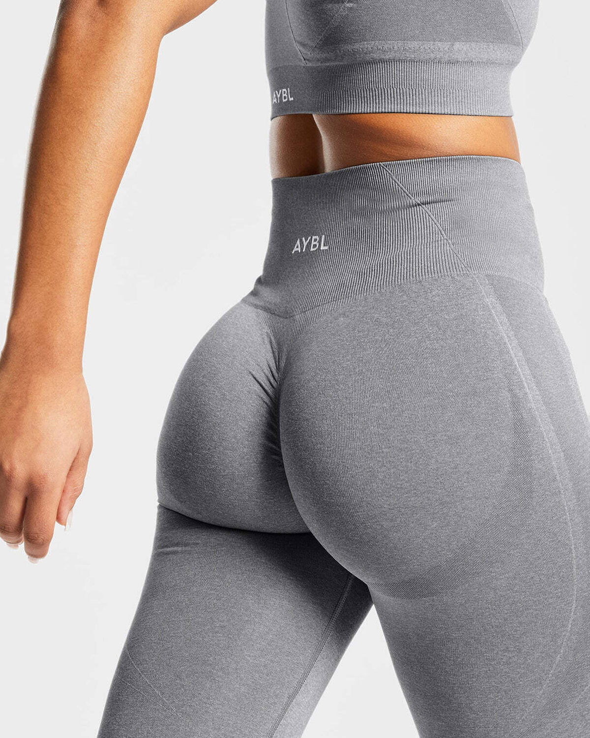 Legging sans couture Empower - Gris Chiné