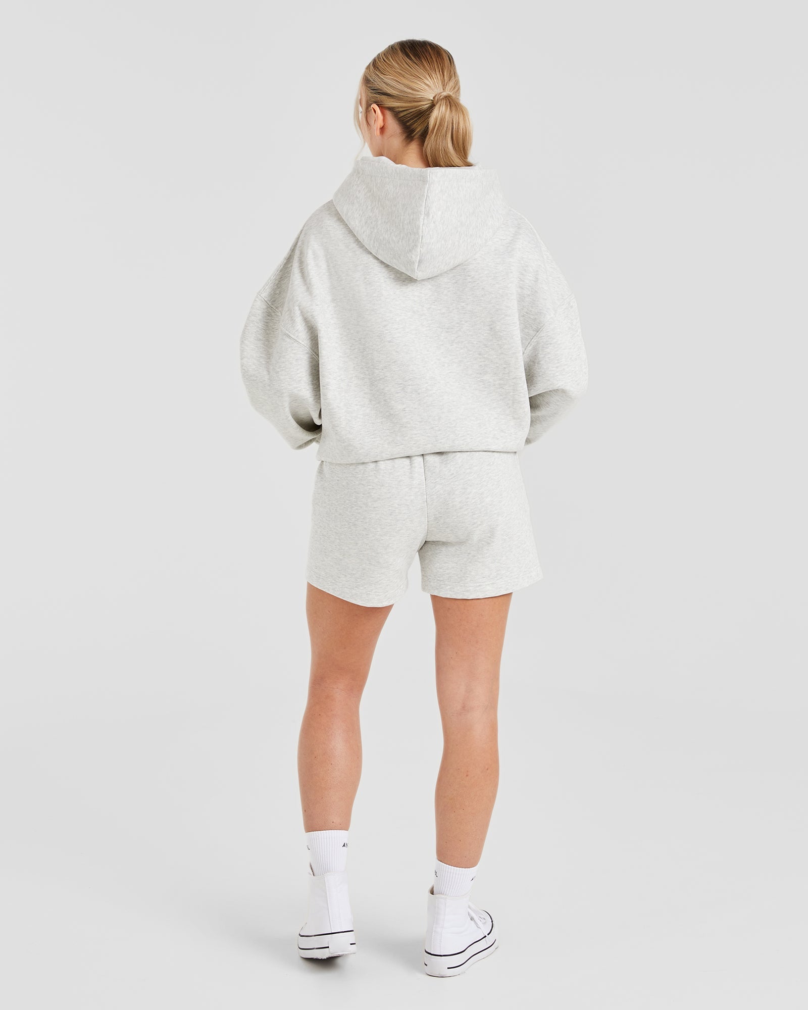 AYBL Club Oversized Hoodie - Grey Marl