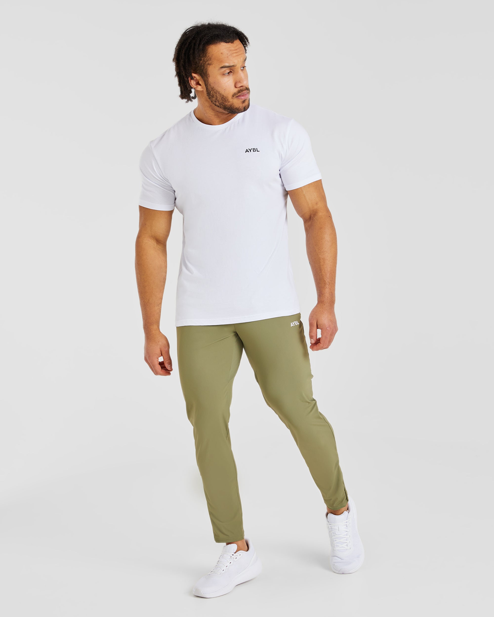 Ascend Zip Joggers – Olivgrün