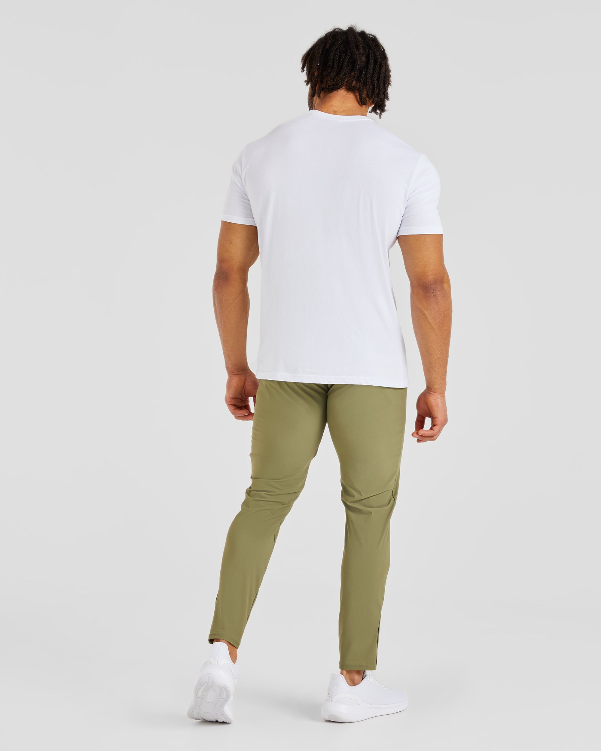 Ascend Zip Joggers – Olivgrün