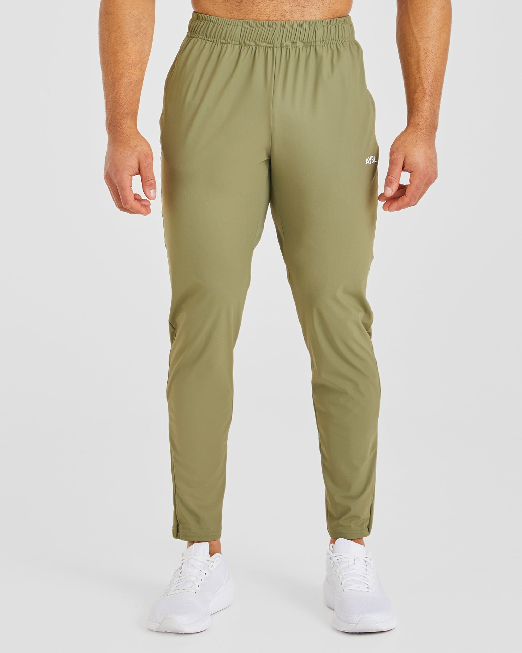 Ascend Zip Joggers – Olivgrün