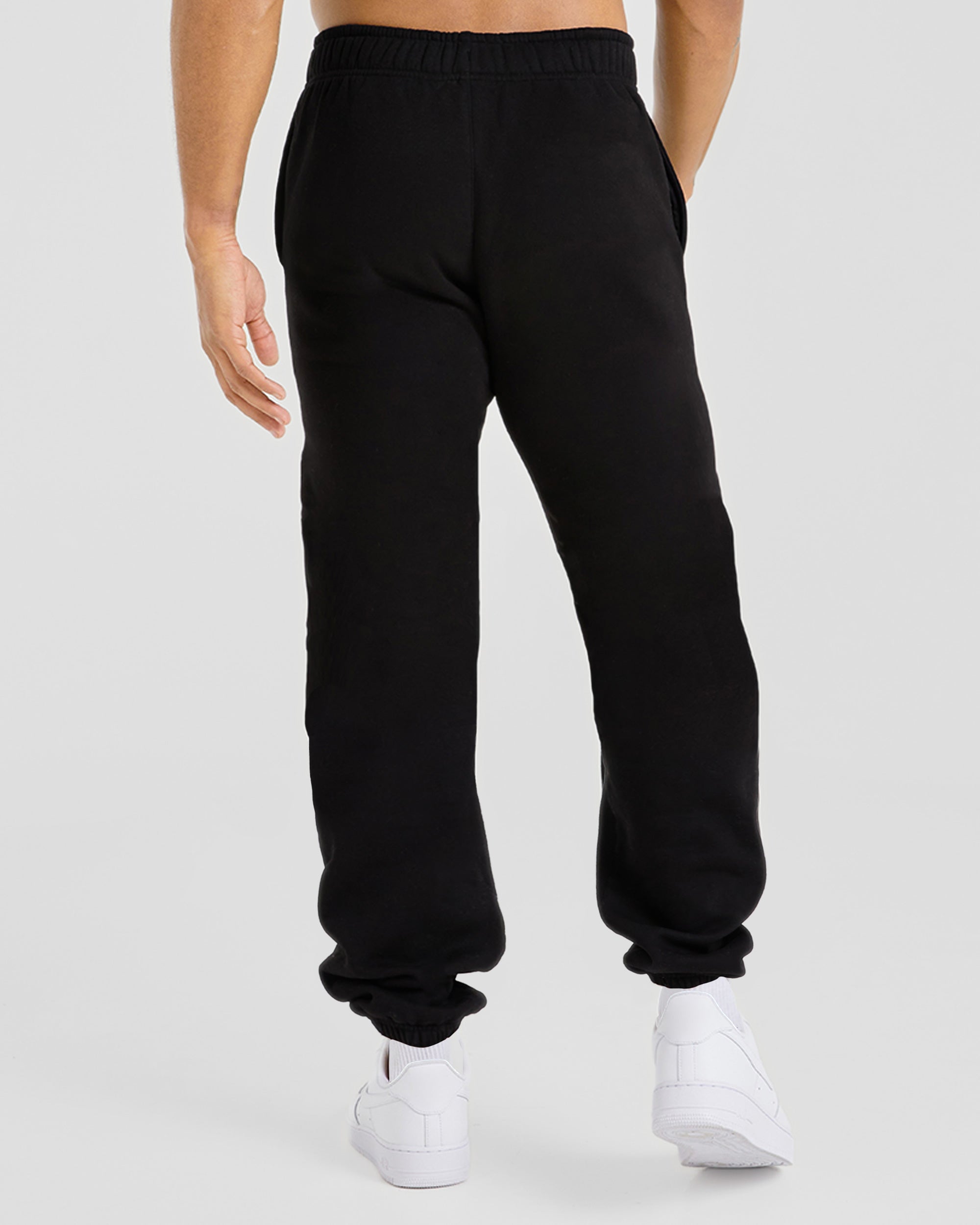 Essential Oversized Joggers - Black