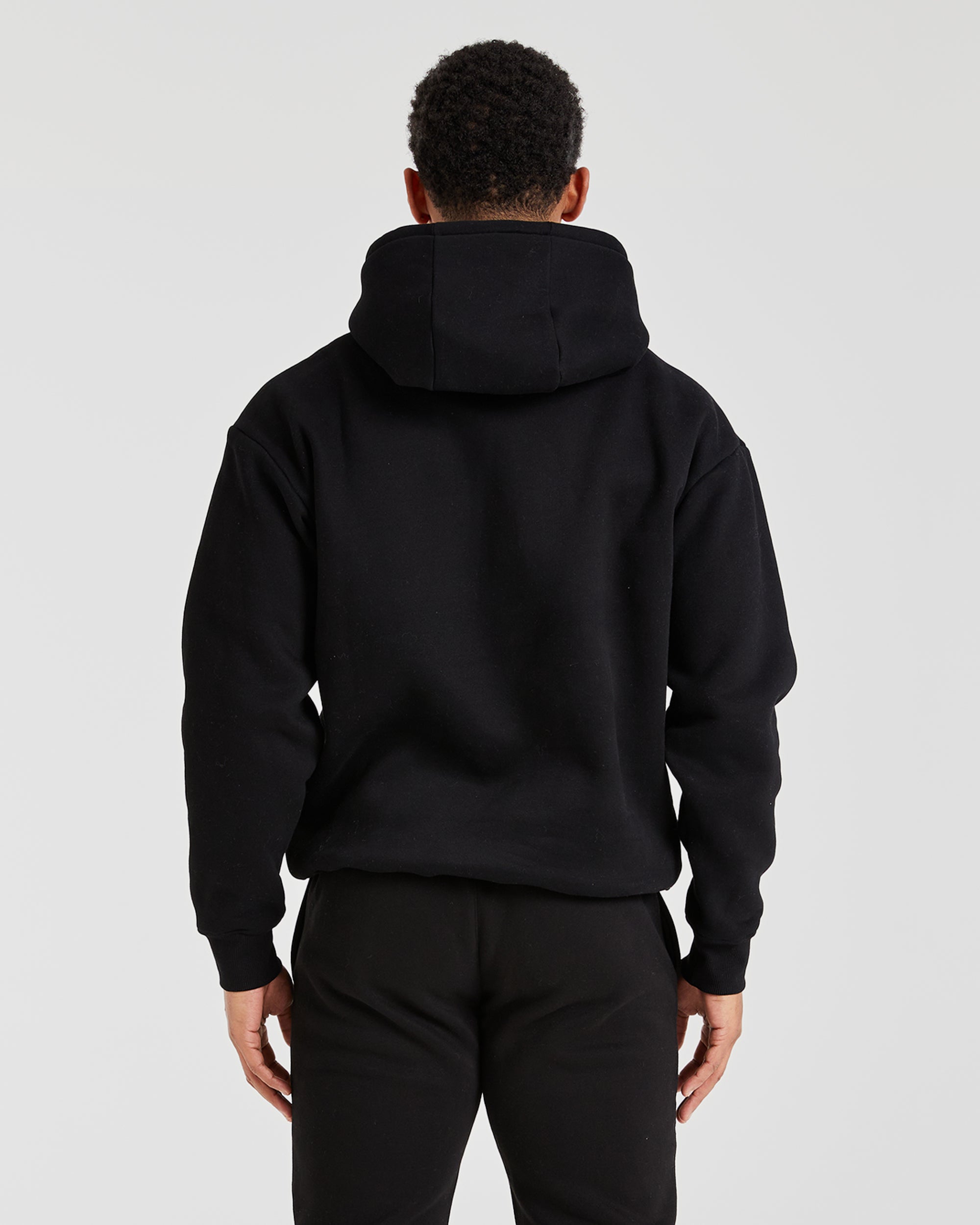 Essential Kapuzenpullover – Schwarz