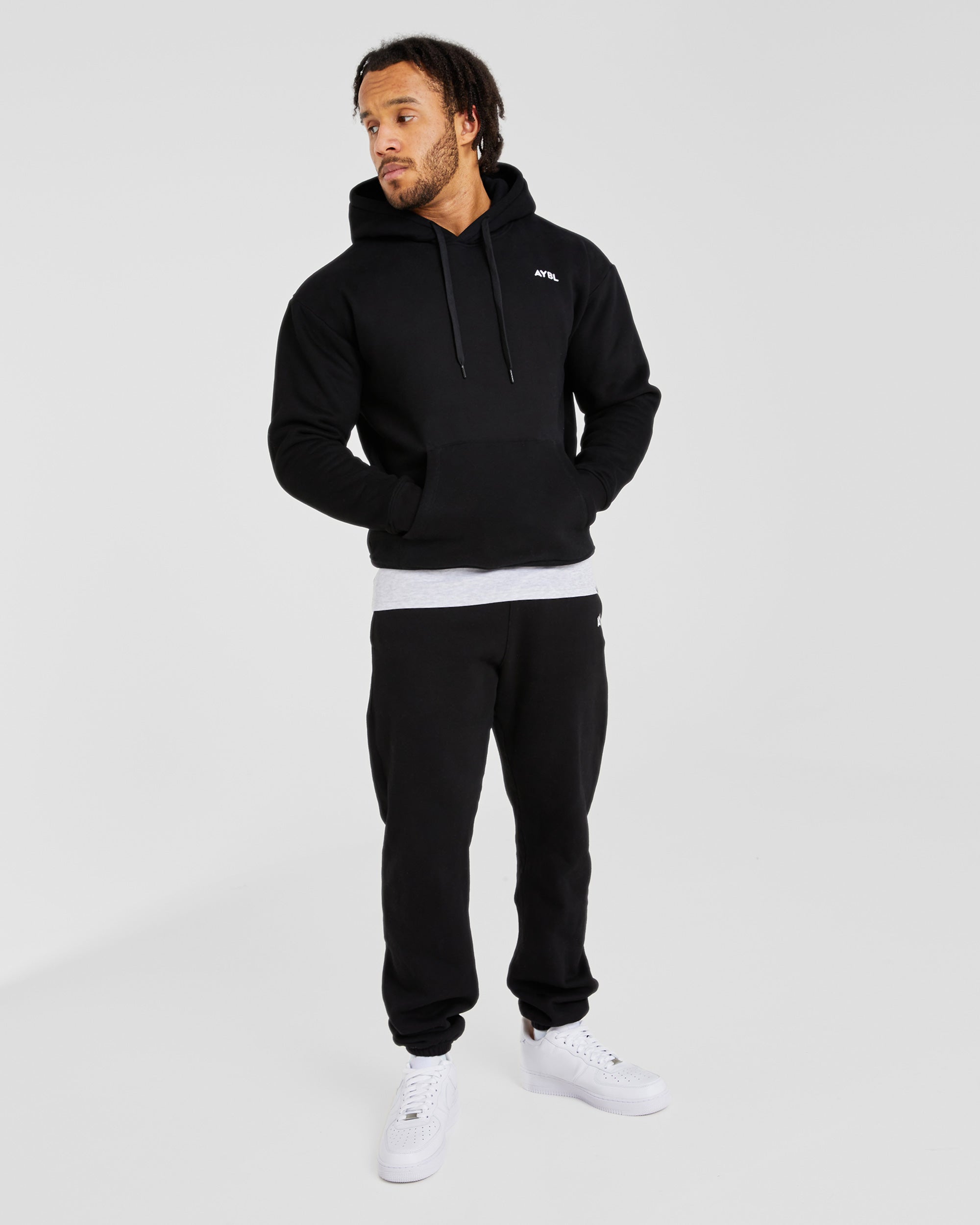 Essential Oversize-Jogginghose – Schwarz