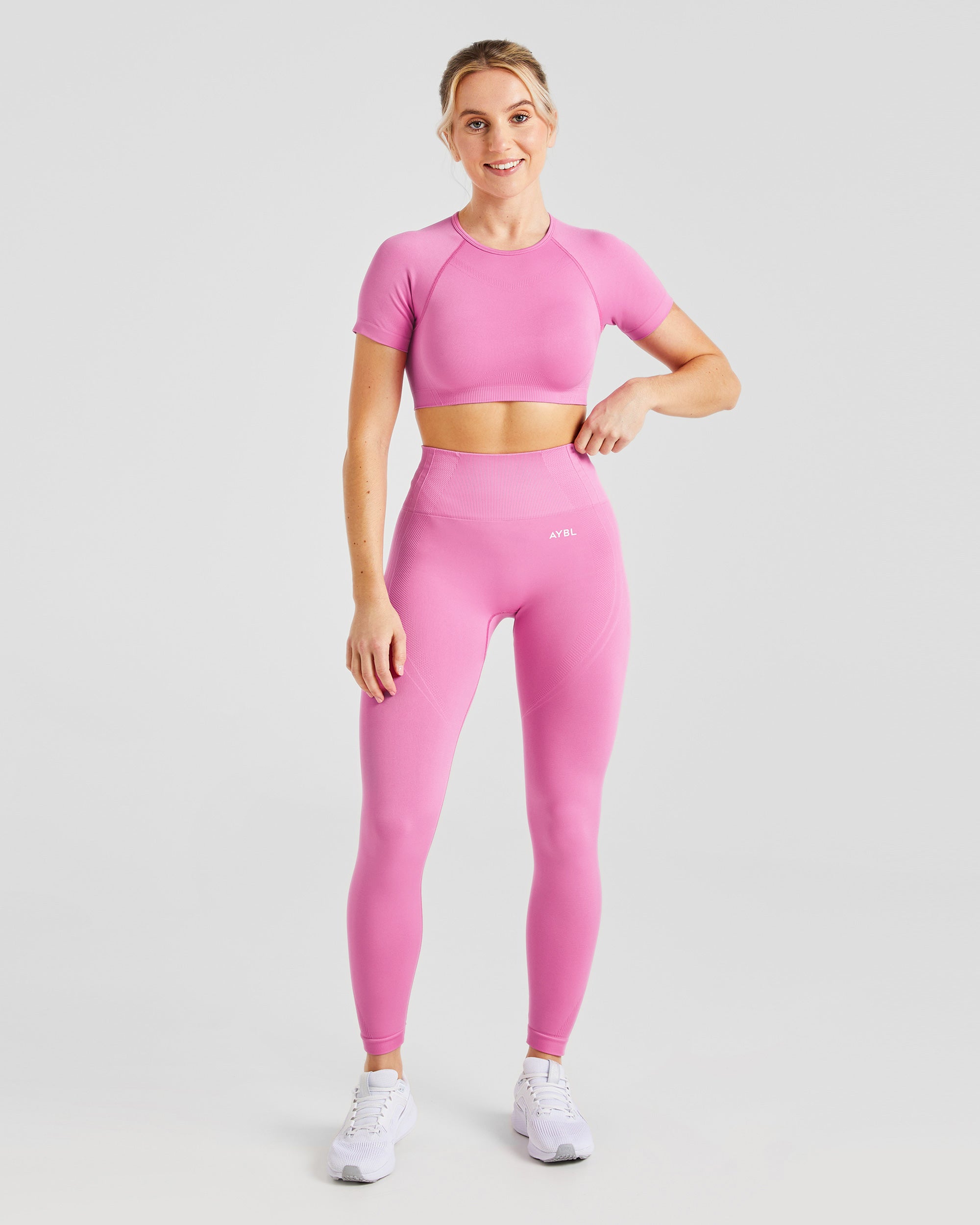 Balance V3 Seamless Crop Top - Bubblegum Pink