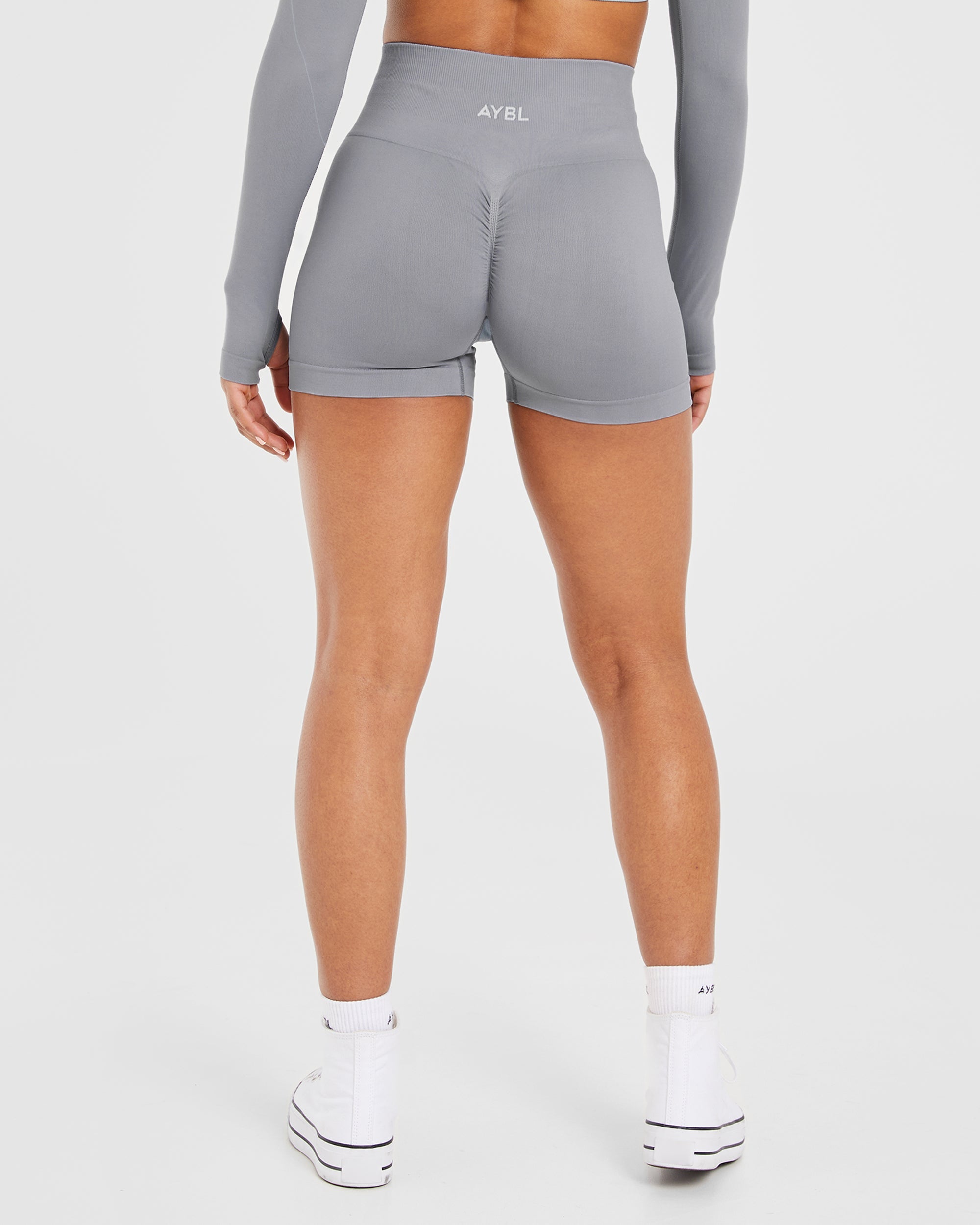 Power Seamless Shorts - Grey