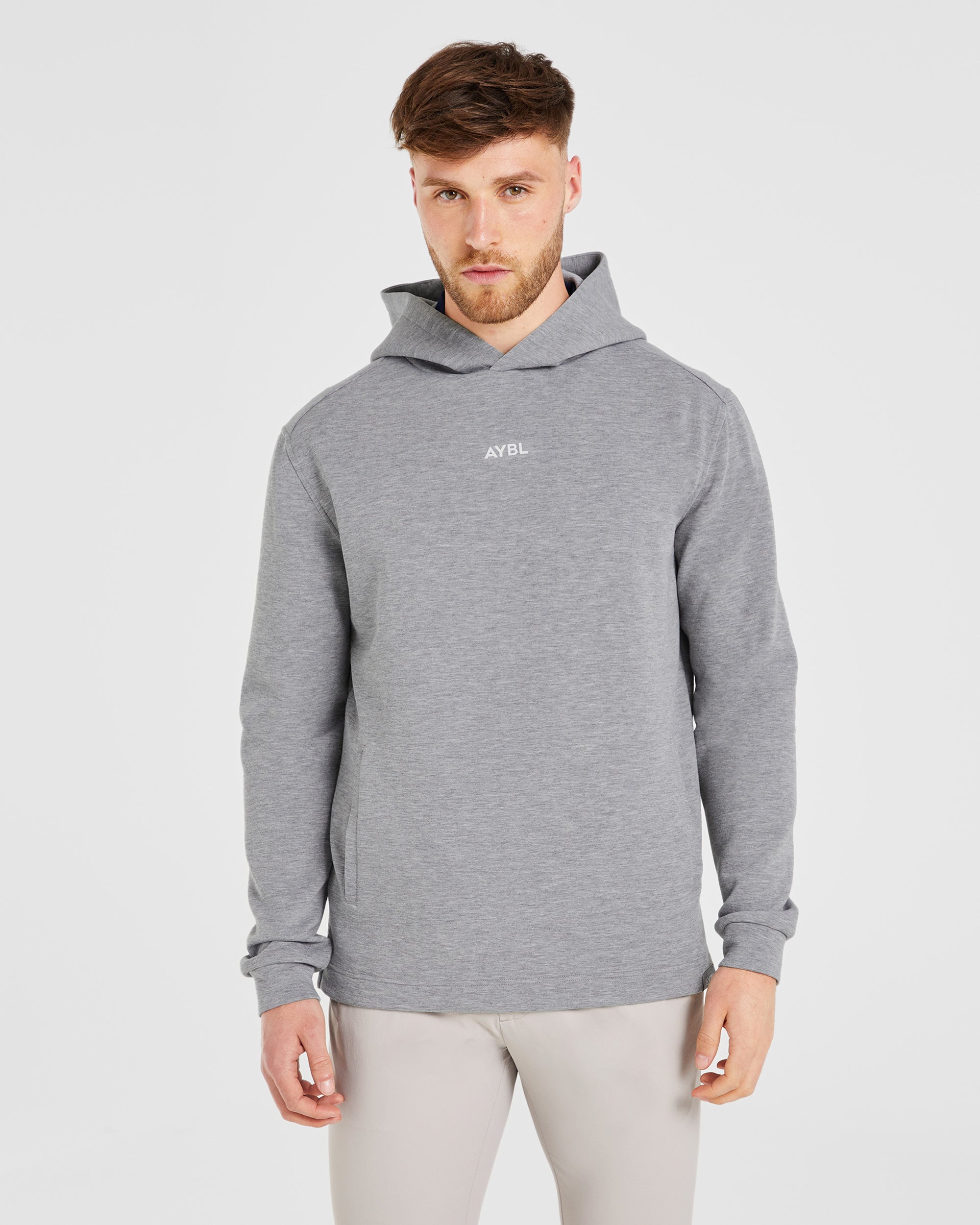 Performance Lightweight Hoodie - Grey Marl