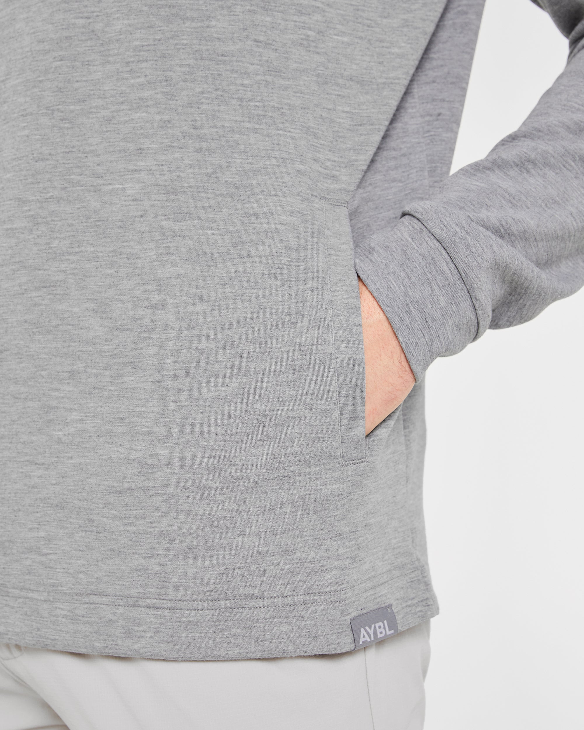 Performance Lightweight Hoodie - Grey Marl