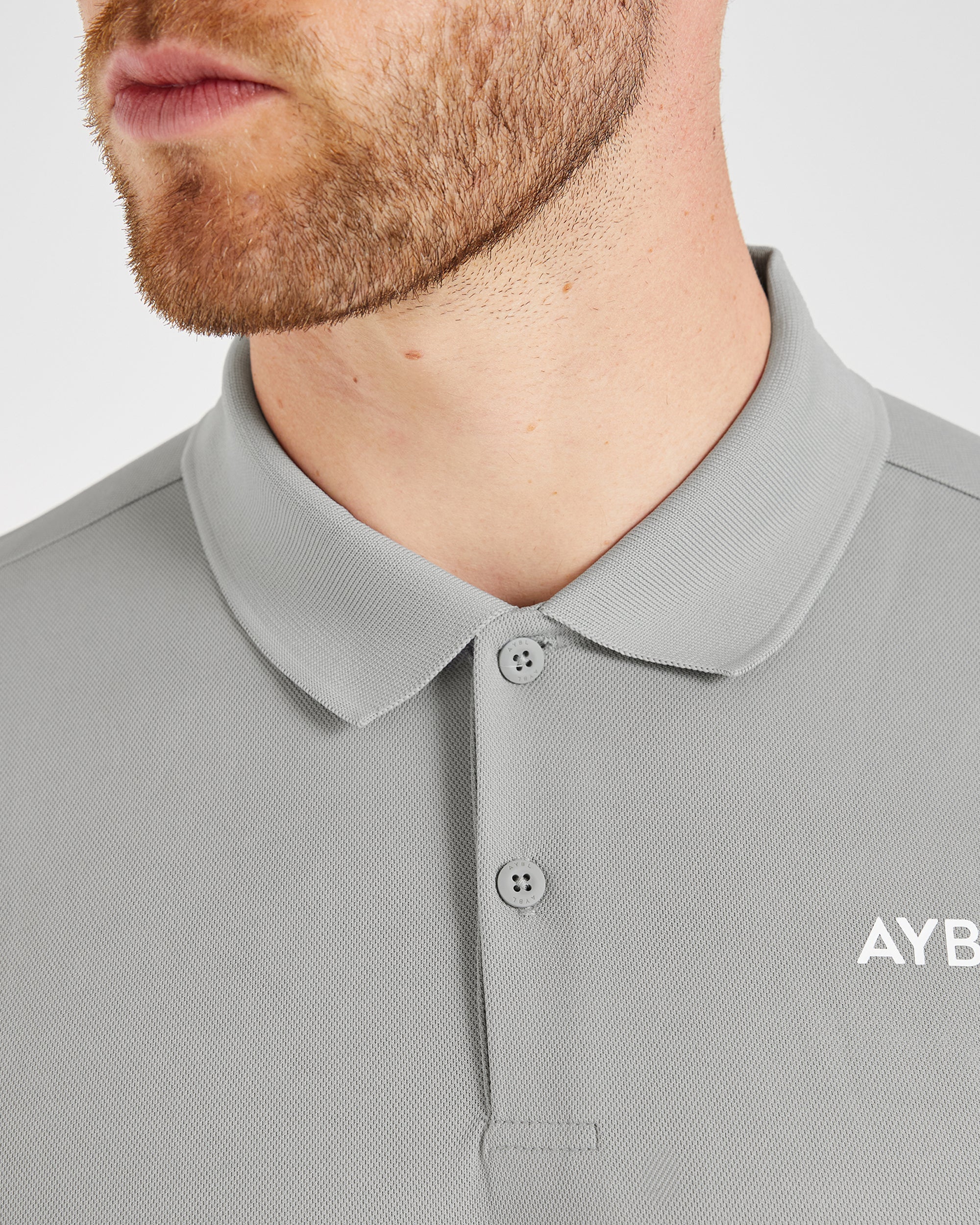 Performance Polo Shirt - Light Grey