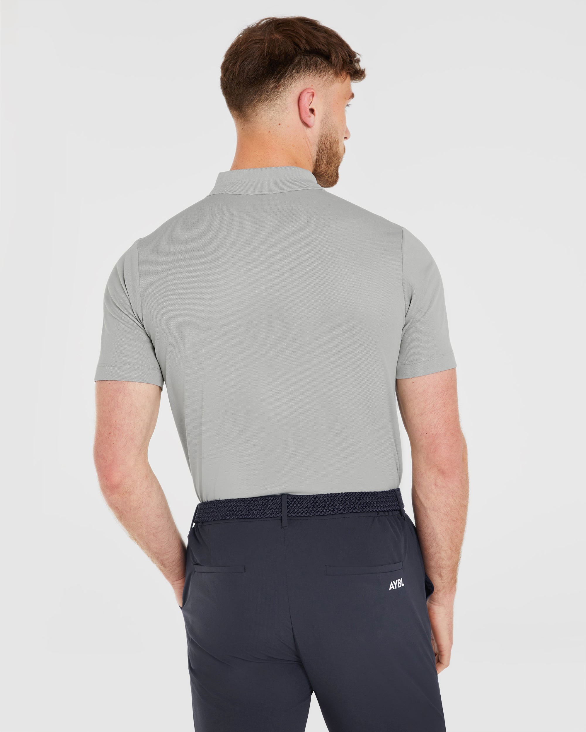 Performance Polo Shirt - Light Grey